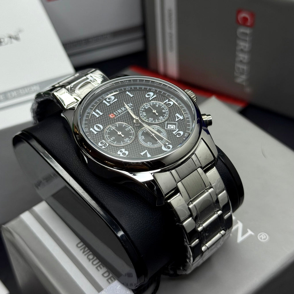 CURREN ORIGINAL FUNCIONAL PARA HOMBRE REF 8466- PN