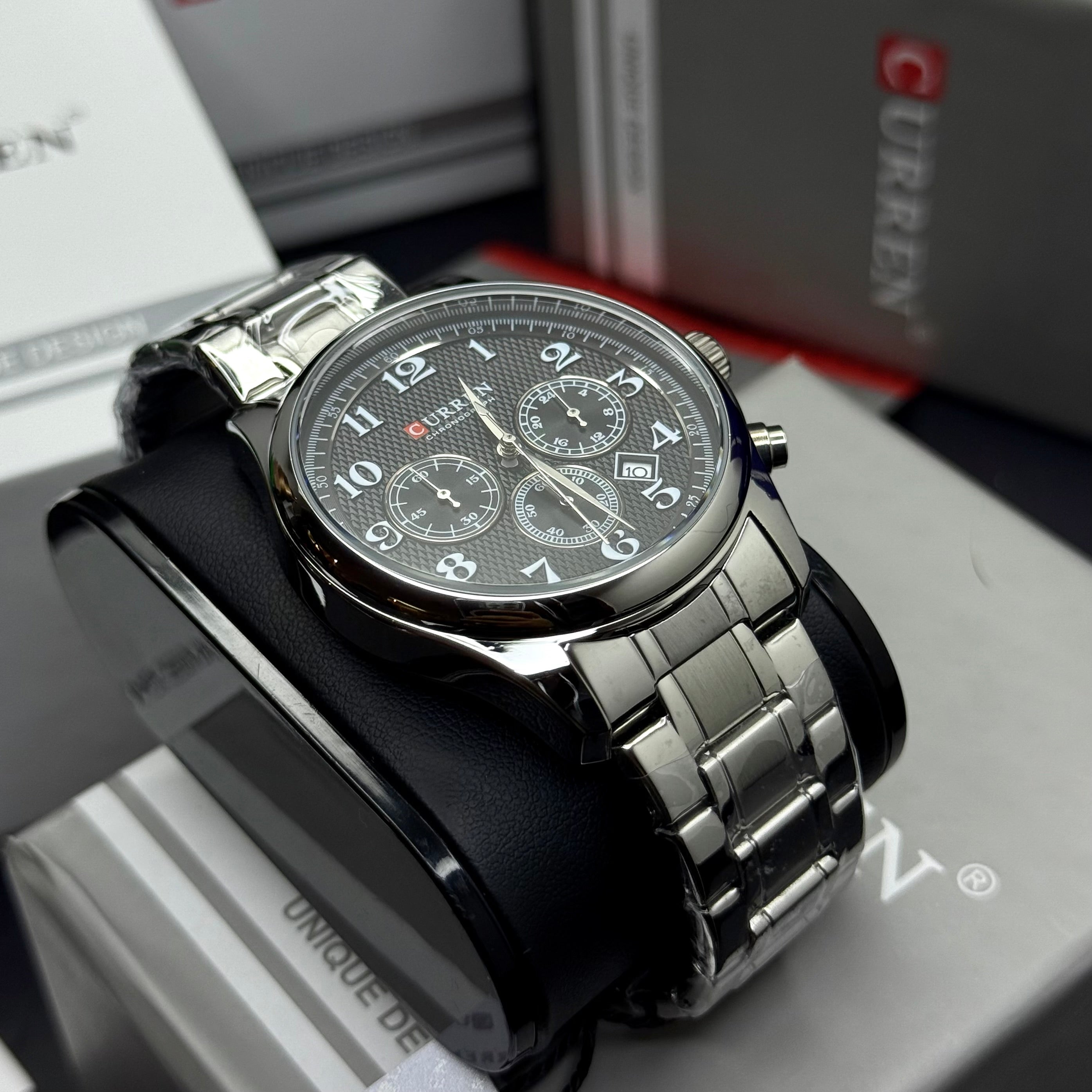 CURREN ORIGINAL FUNCIONAL PARA HOMBRE REF 8466- PN