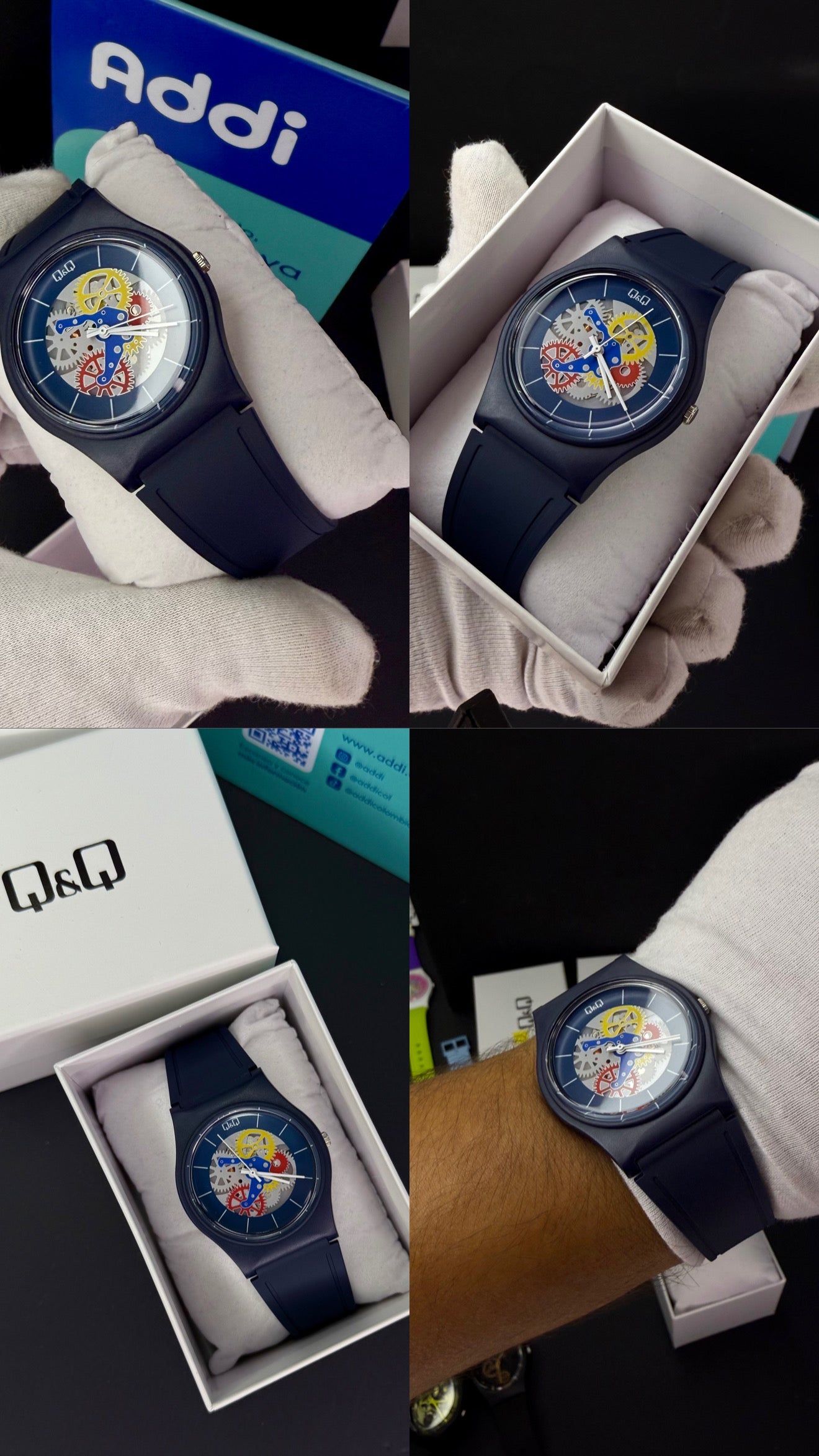 QyQ SUMERGIBLE TIPO SWATCH UNISES ORIGINAL REF-V41A-501VY