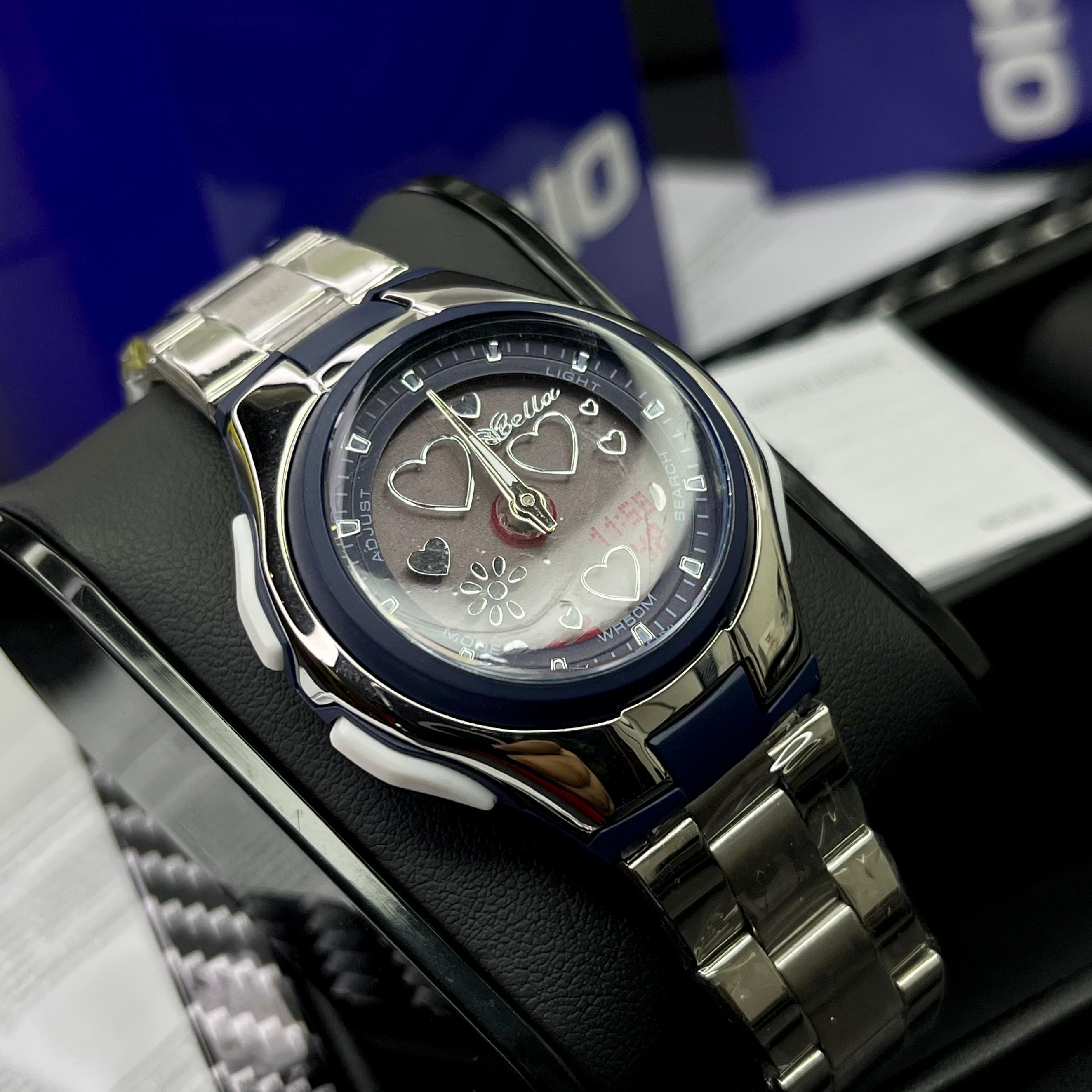 CASIO DOBLE HORA PARA DAMA REF-PA