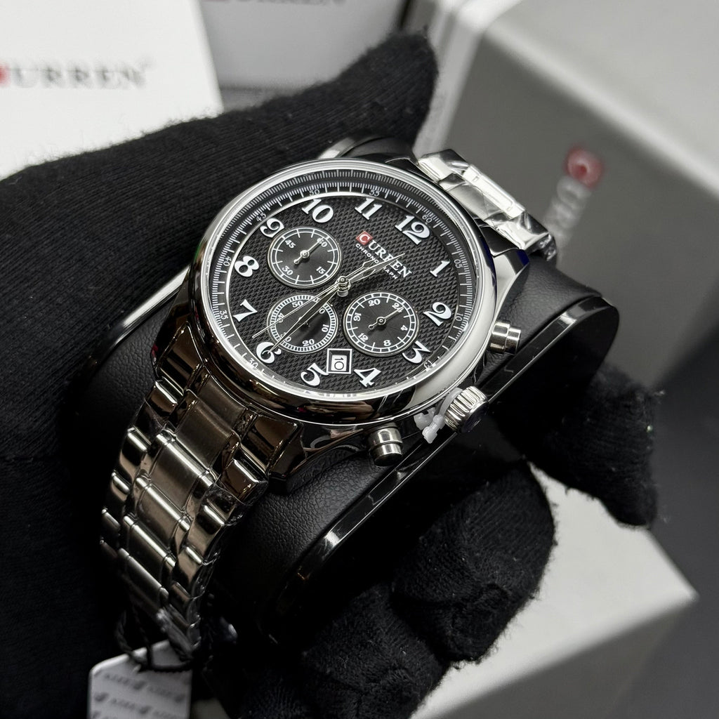 CURREN ORIGINAL FUNCIONAL PARA HOMBRE REF 8466- PN