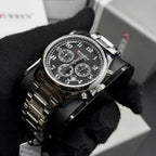 CURREN ORIGINAL FUNCIONAL PARA HOMBRE REF 8466- PN