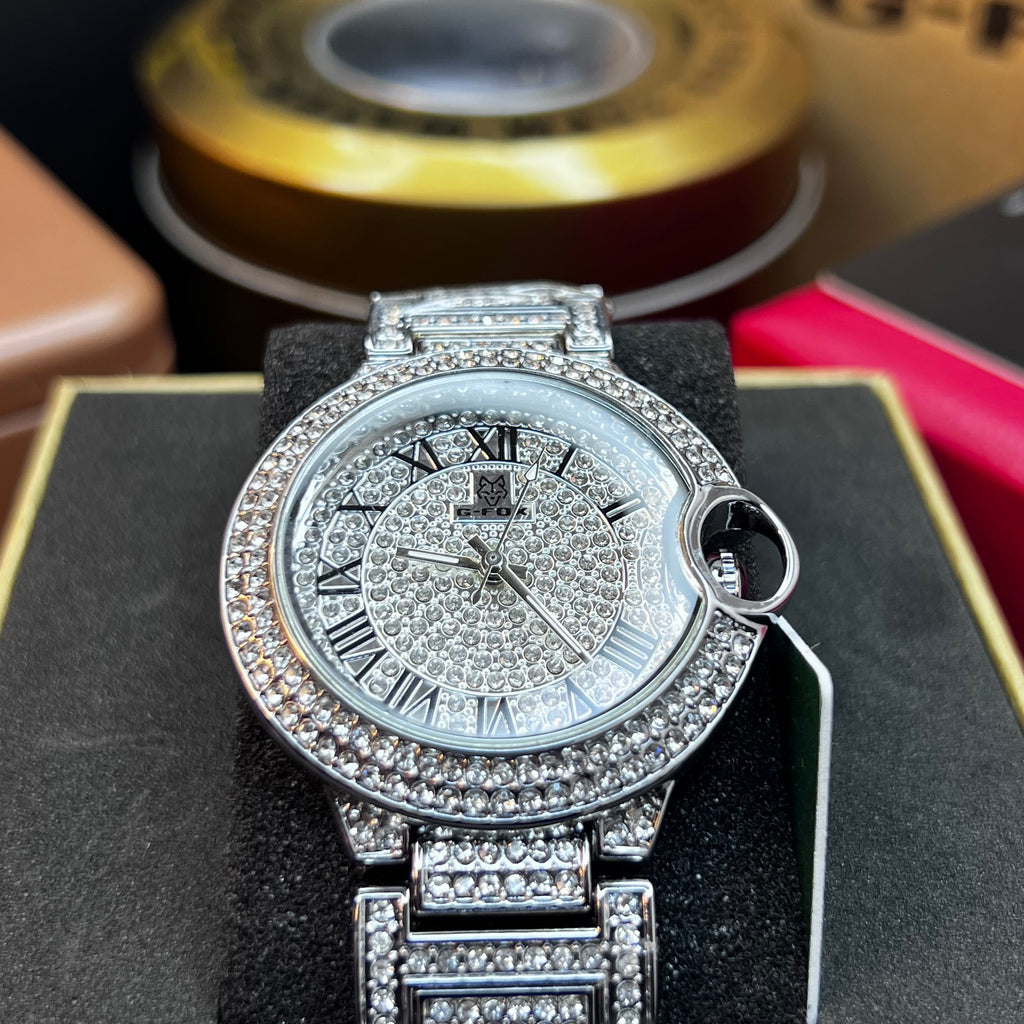 G FOX ORIGINAL x CARTIER PARA DAMA SUMERGIBLE  REF-TORBILLON CUBANO-1251-P