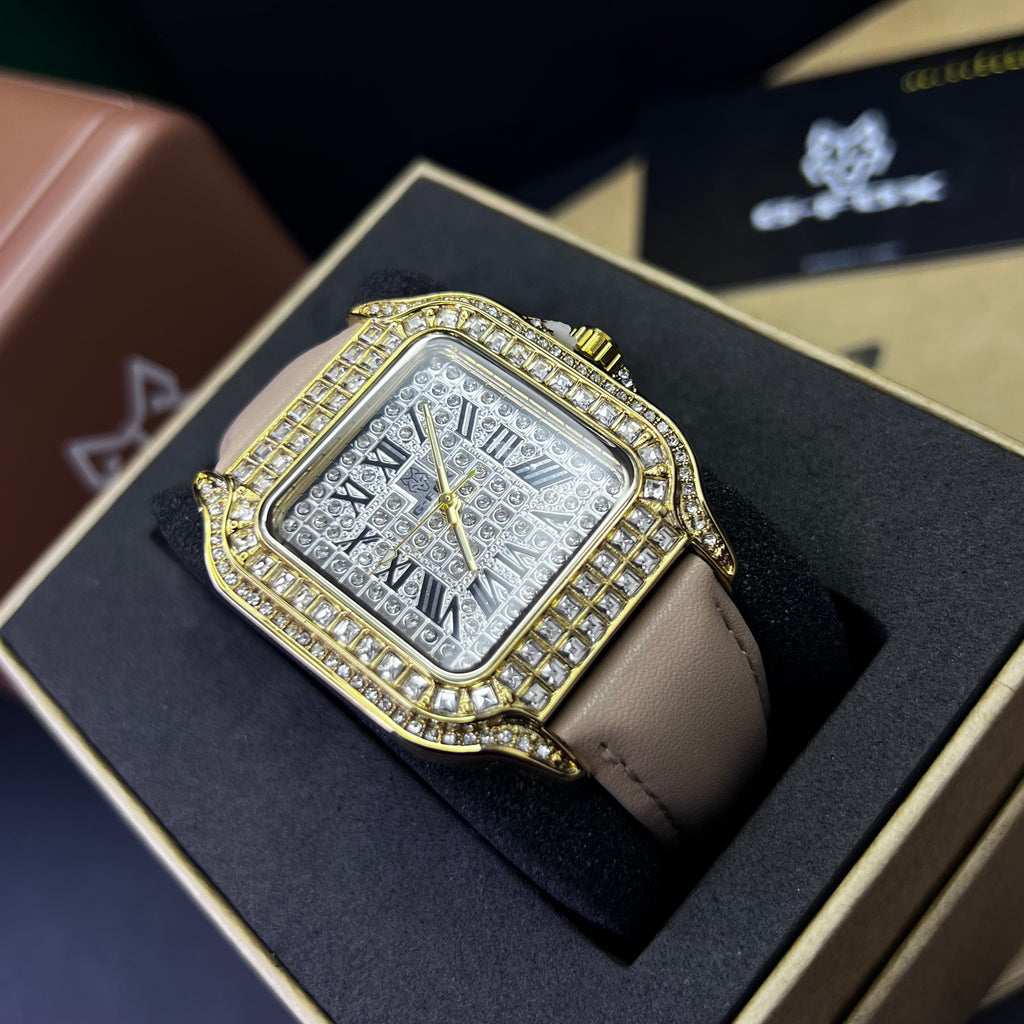 G FOX ORIGINAL x CARTIER PARA DAMA SUMERGIBLE  REF-SANTOS CUBANO-1264-B