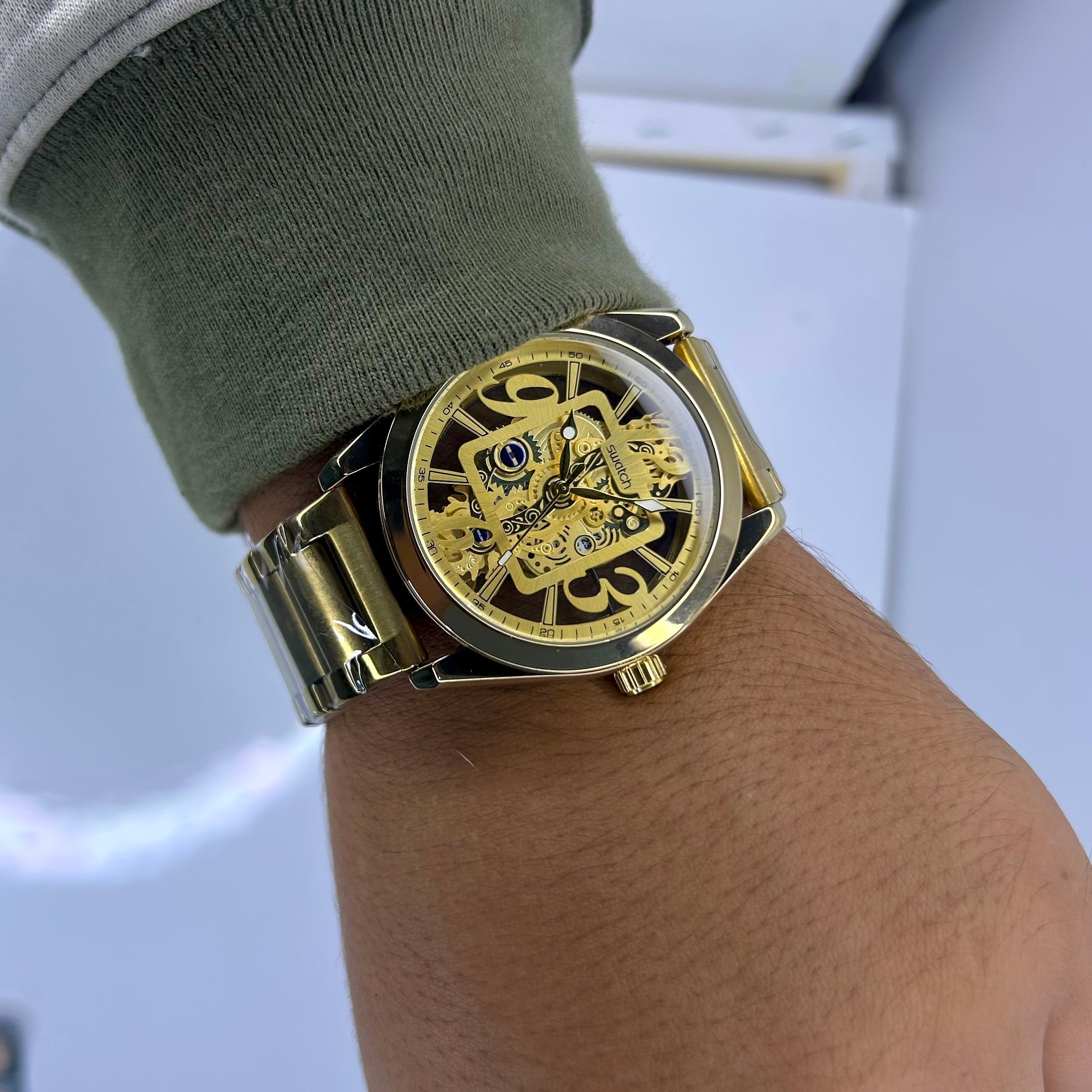 SWATCH TRASPARENTE PARA HOMBRE REF 301-D