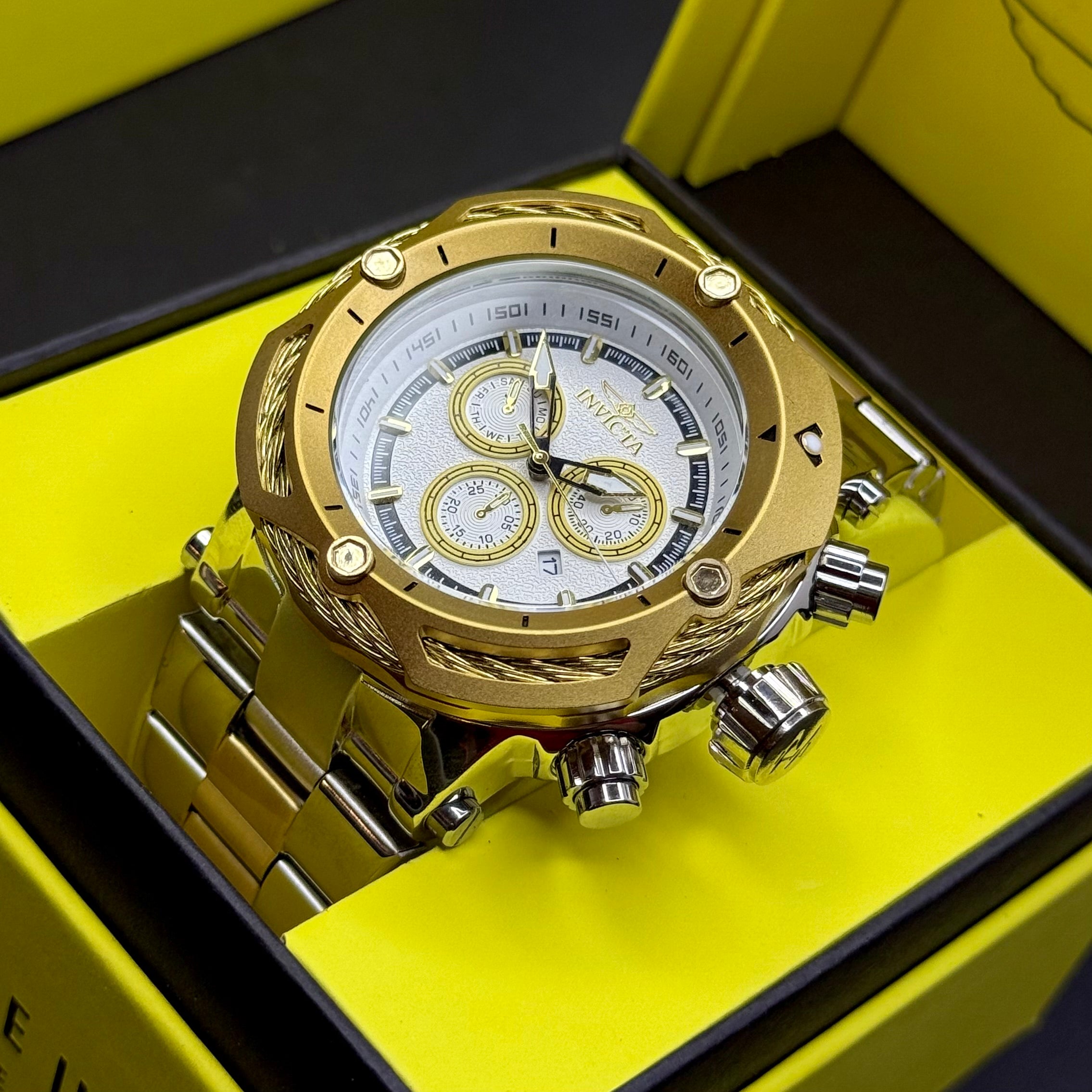 INVICTA BOLT RESERVE ACERO PARA HOMBRE REF-BB