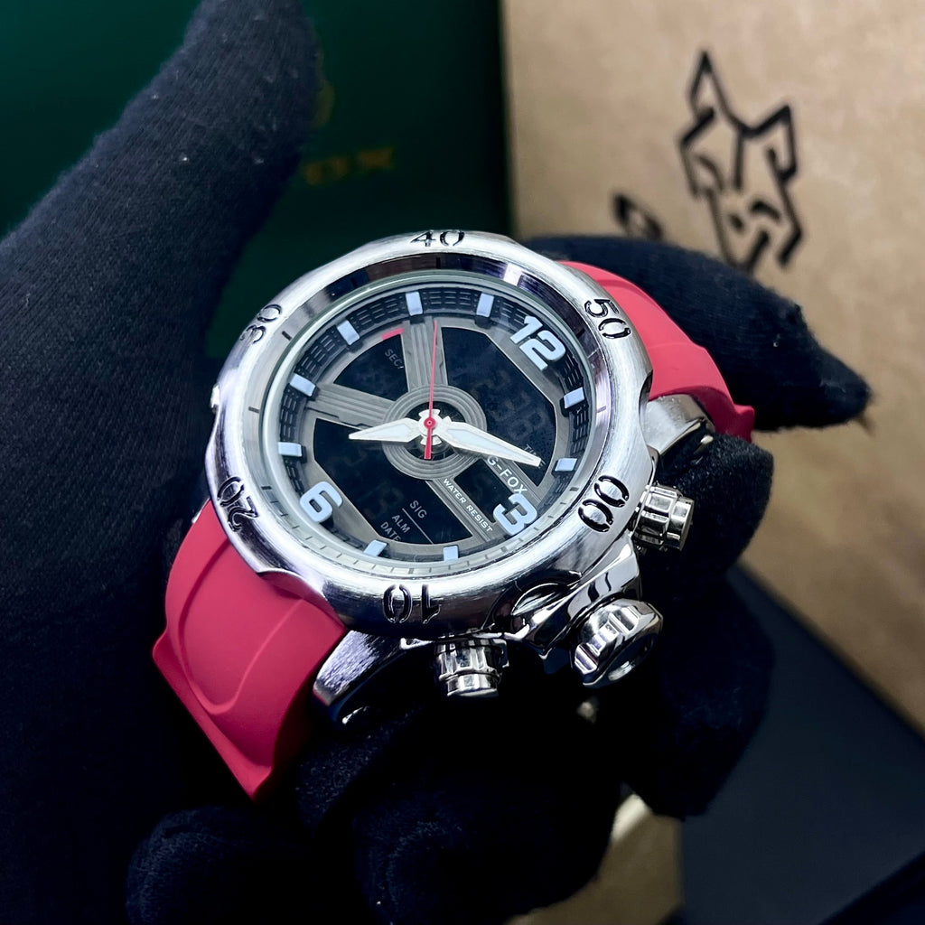 G FOX ORIGINAL DOBLE HORA POR INVICTA SUMERGIBLE PARA HOMBRE REF-1976G1-R