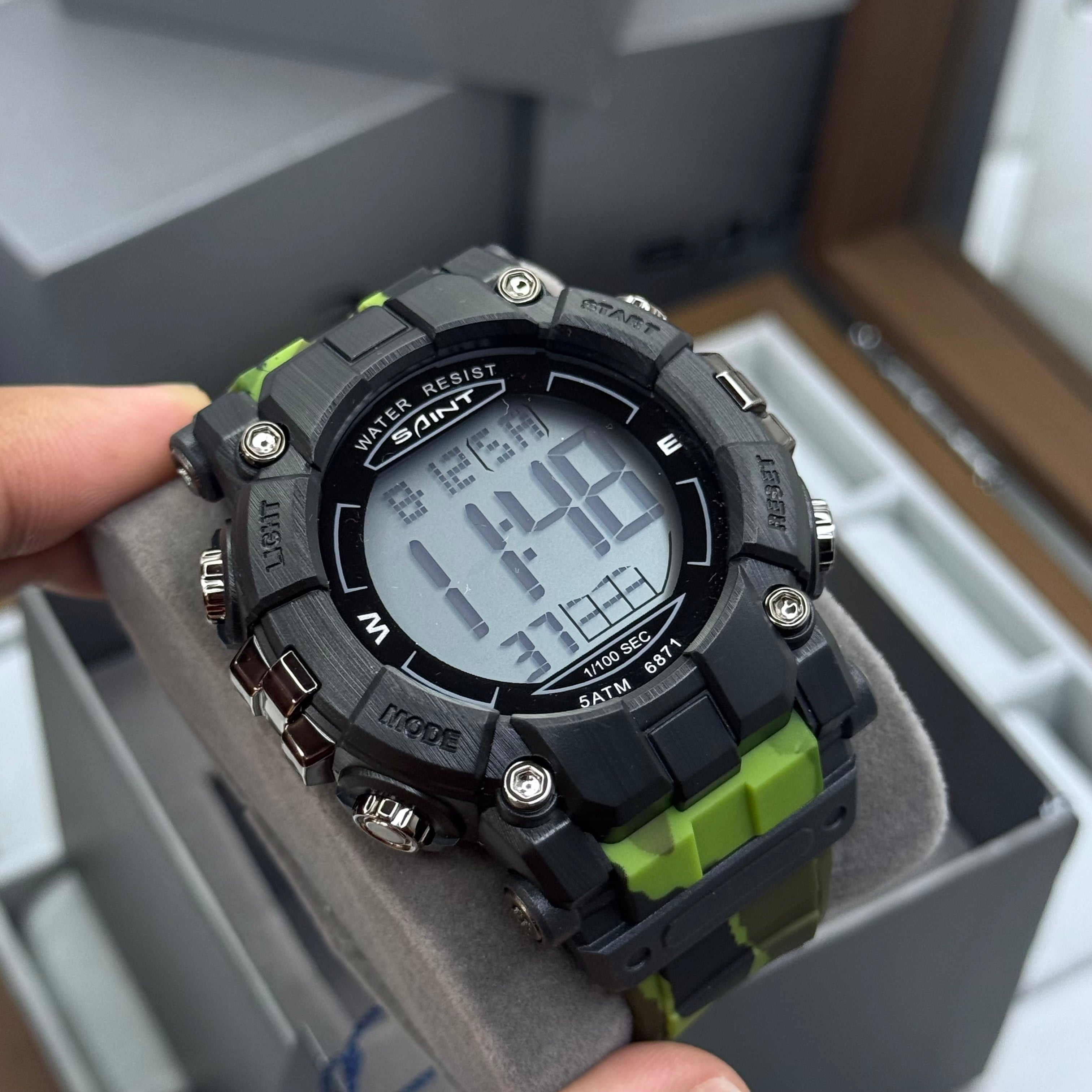 SAINT X G-SHOCK PARA SUMERGIBLE MILITAR HOMBRE REF 6871- VN