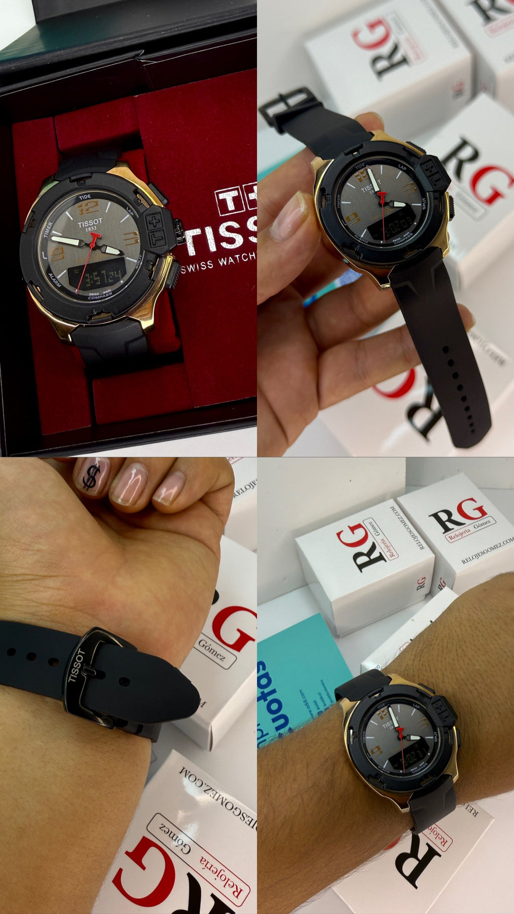 TISSOT DOBLE HORA T-RACE TOUCH  PARA HOMBRE REF-NOR