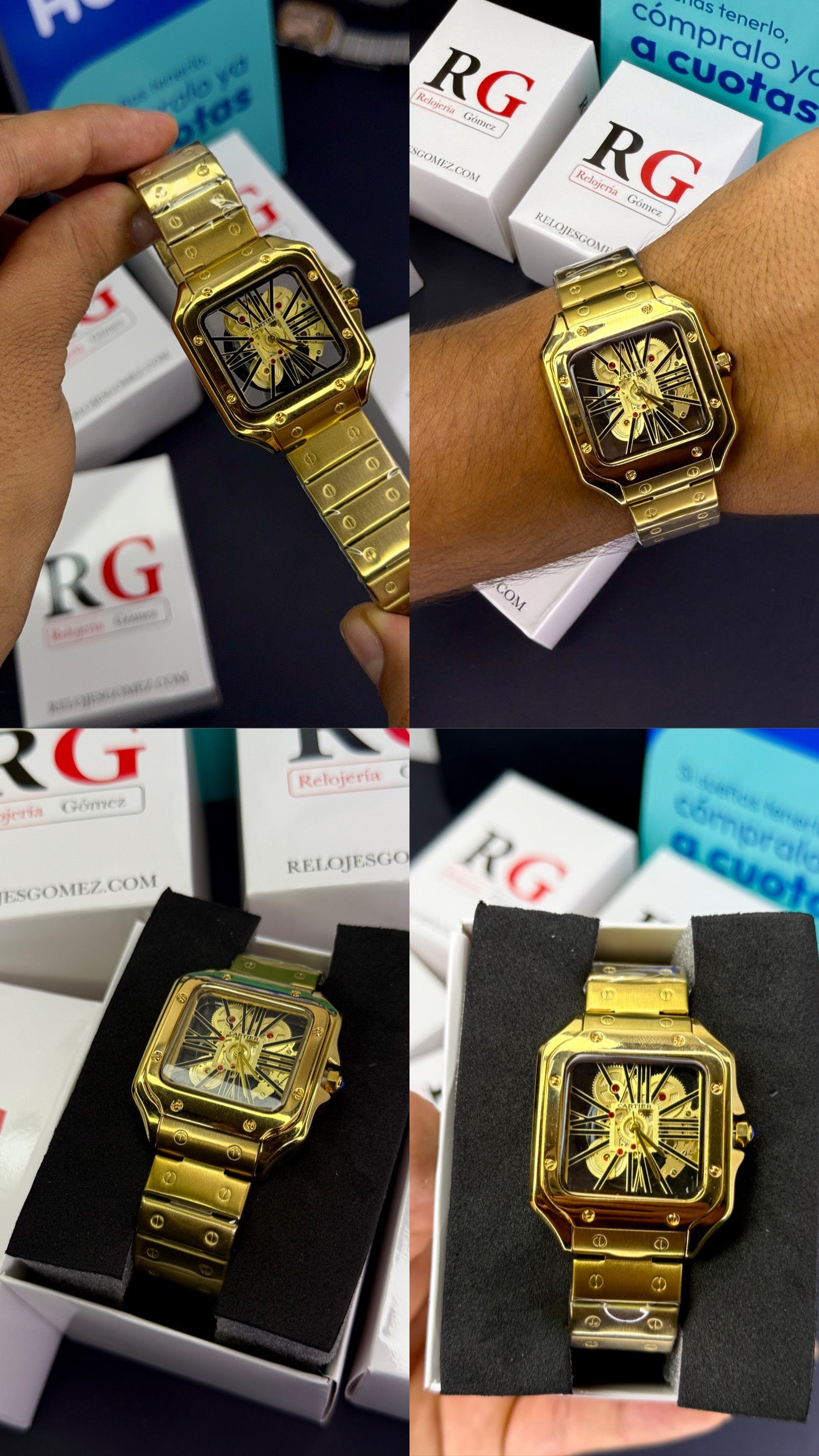 CARTIERSKELET ACERO PARA HOMBRE REF-D