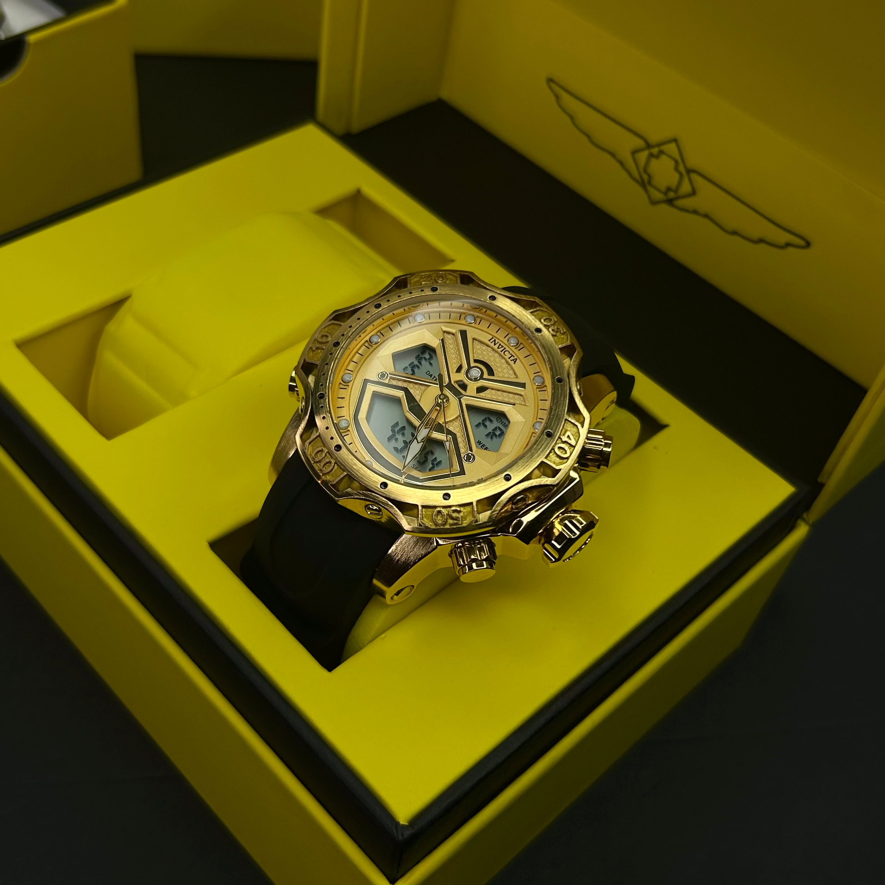 INVICTA DOBLE HORA PARA HOMBRE REF-1837-ND