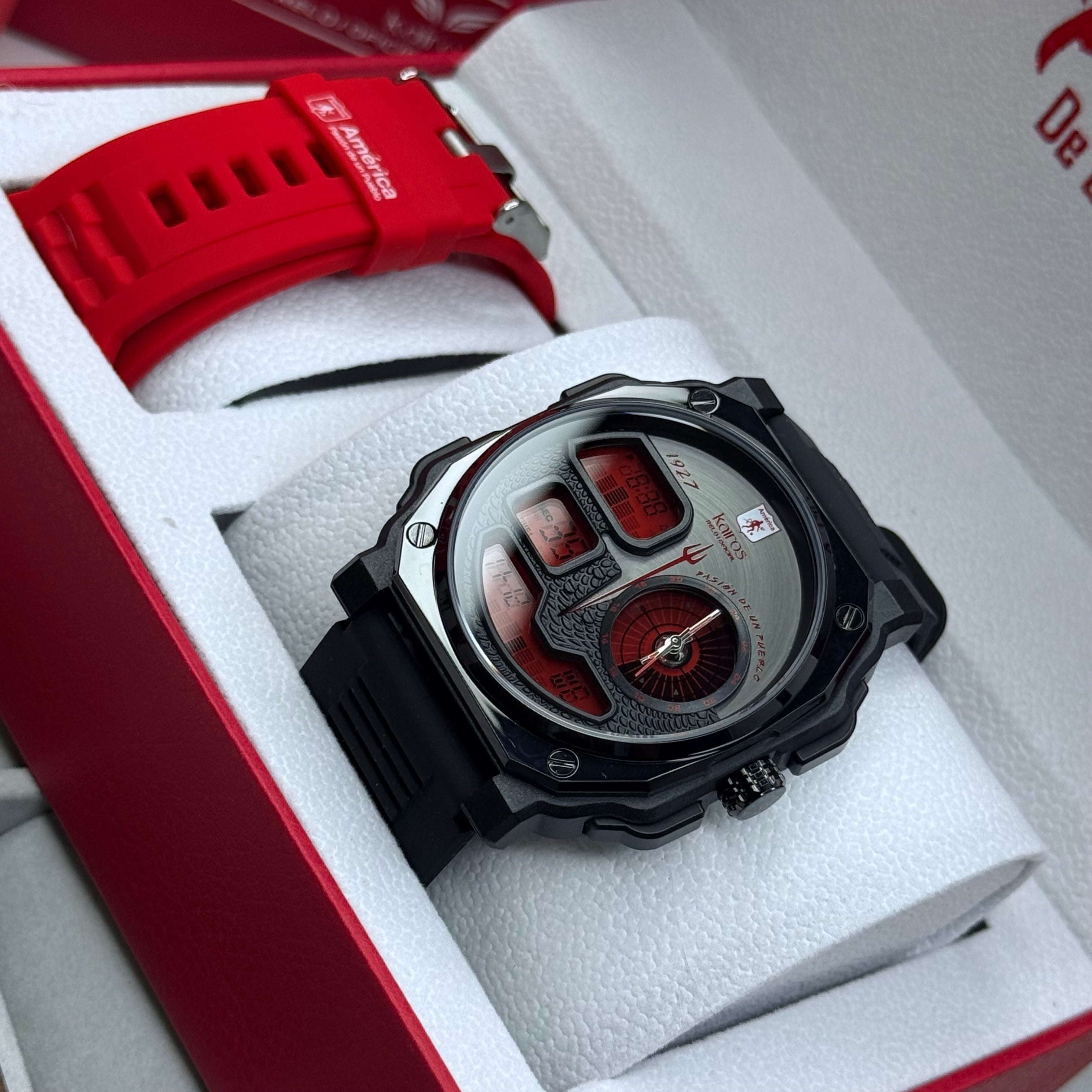KAIROS ORIGINAL DEL AMERICA DE CALI DOBLE PULSO PARA HOMBRE REF-NN