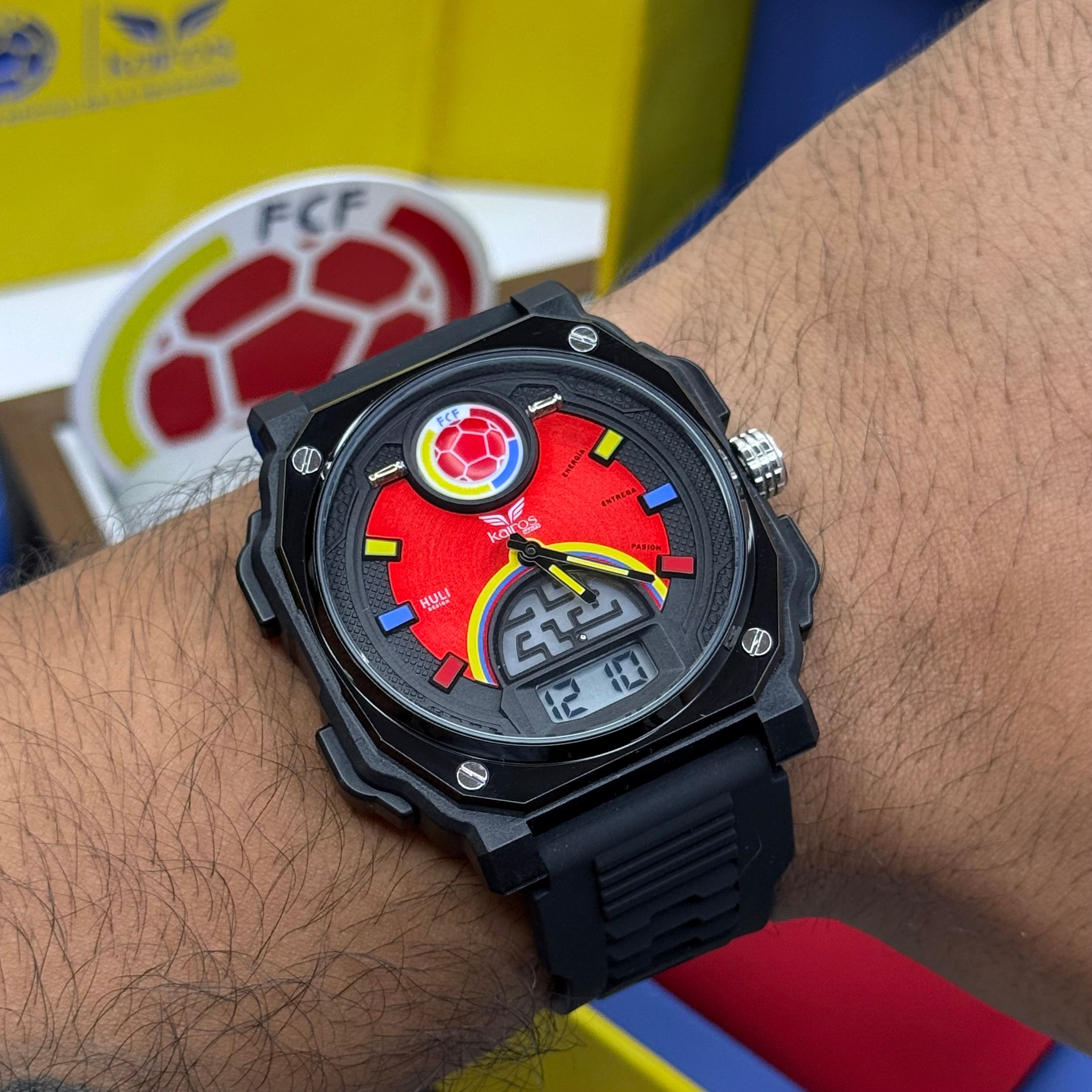 KAIROS ORIGINAL DEL SELECCIION COLOMBIA DOBLE PULSO PARA HOMBRE REF-R
