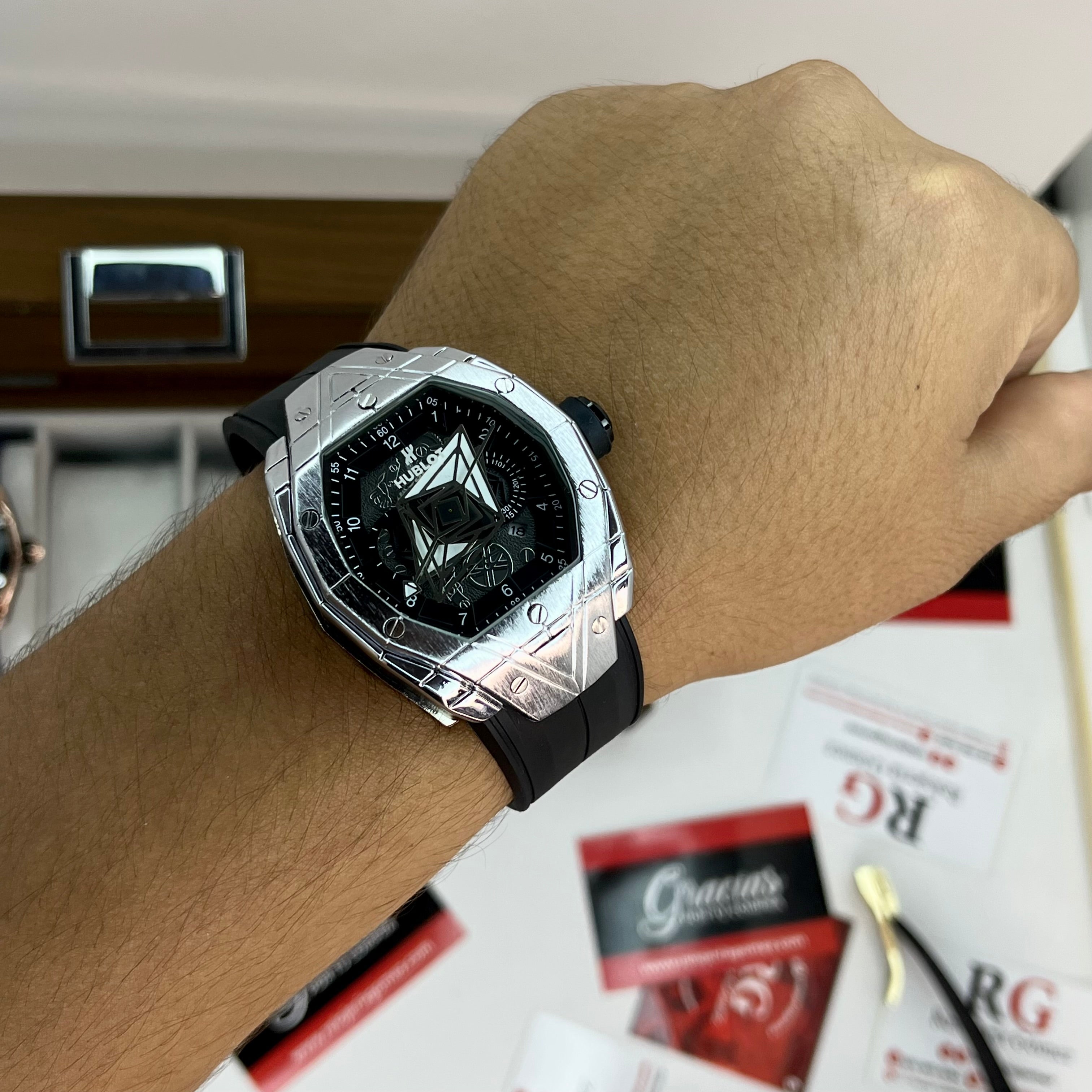 HUBLOT DIAMANTE PARA HOMBRE REF-NP