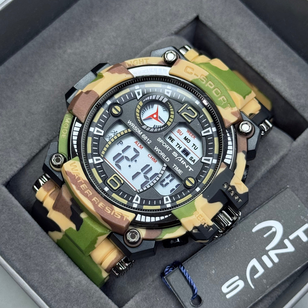 SAINT X G-SHOCK PARA SUMERGIBLE MILITAR HOMBRE REF 6812-CNV