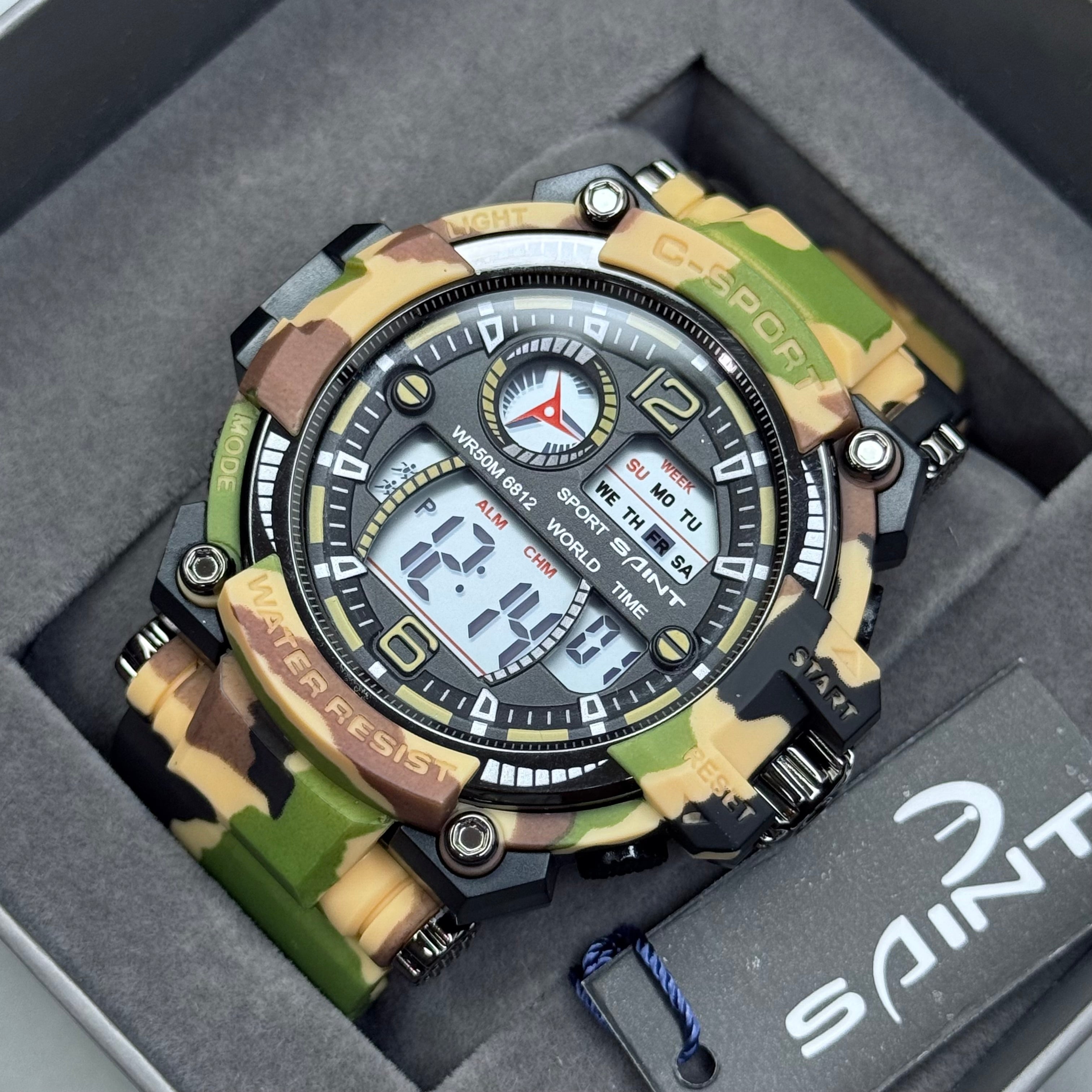 SAINT X G-SHOCK PARA SUMERGIBLE MILITAR HOMBRE REF 6812-CNV
