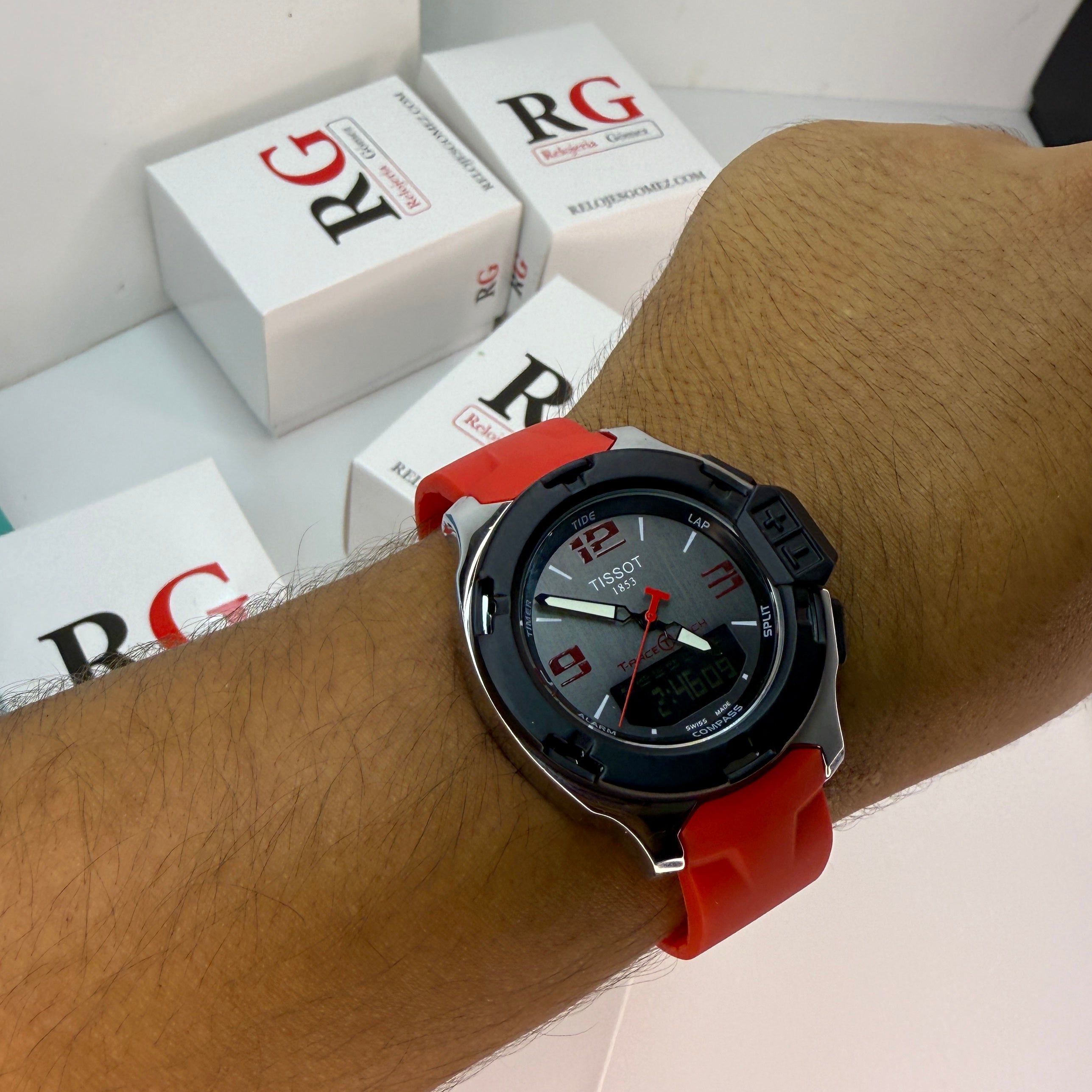 TISSOT DOBLE HORA T-RACE TOUCH  PARA HOMBRE REF-R