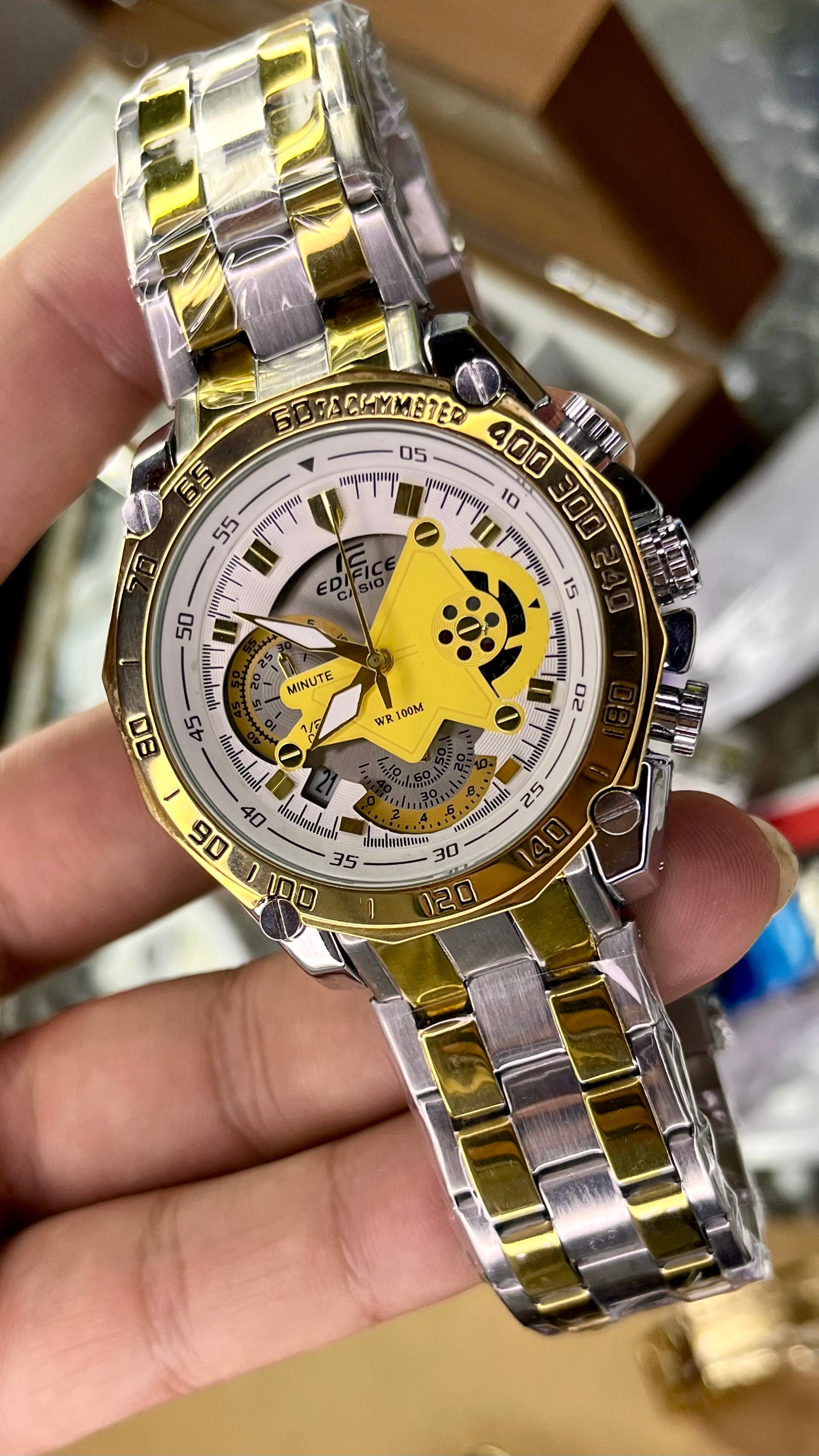 CASIO EDIFICE 550D FUNCIONAL PARA HOMBRE REF-BB