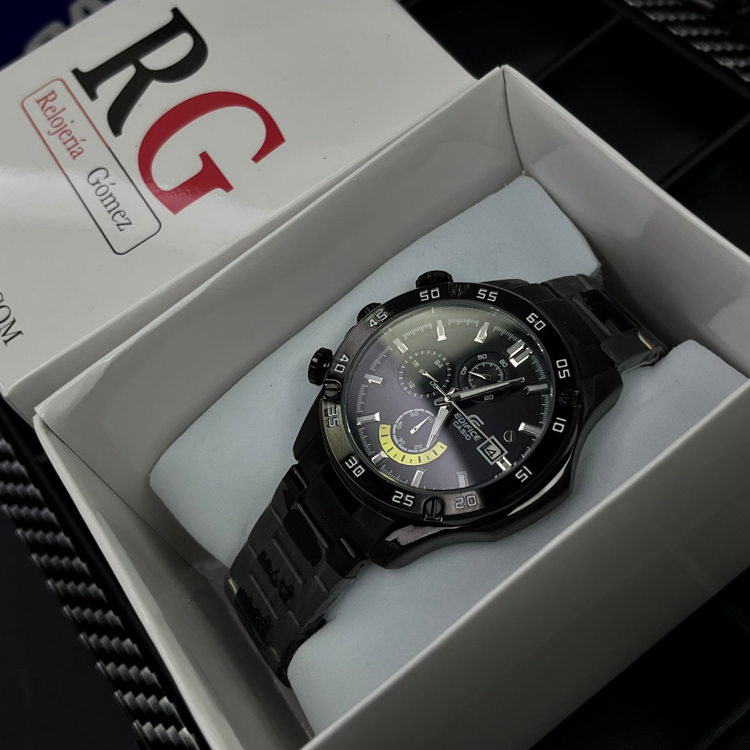 CASIO EDIFICE EFR 558  FUNCIONAL PARA HOMBRE REF-N