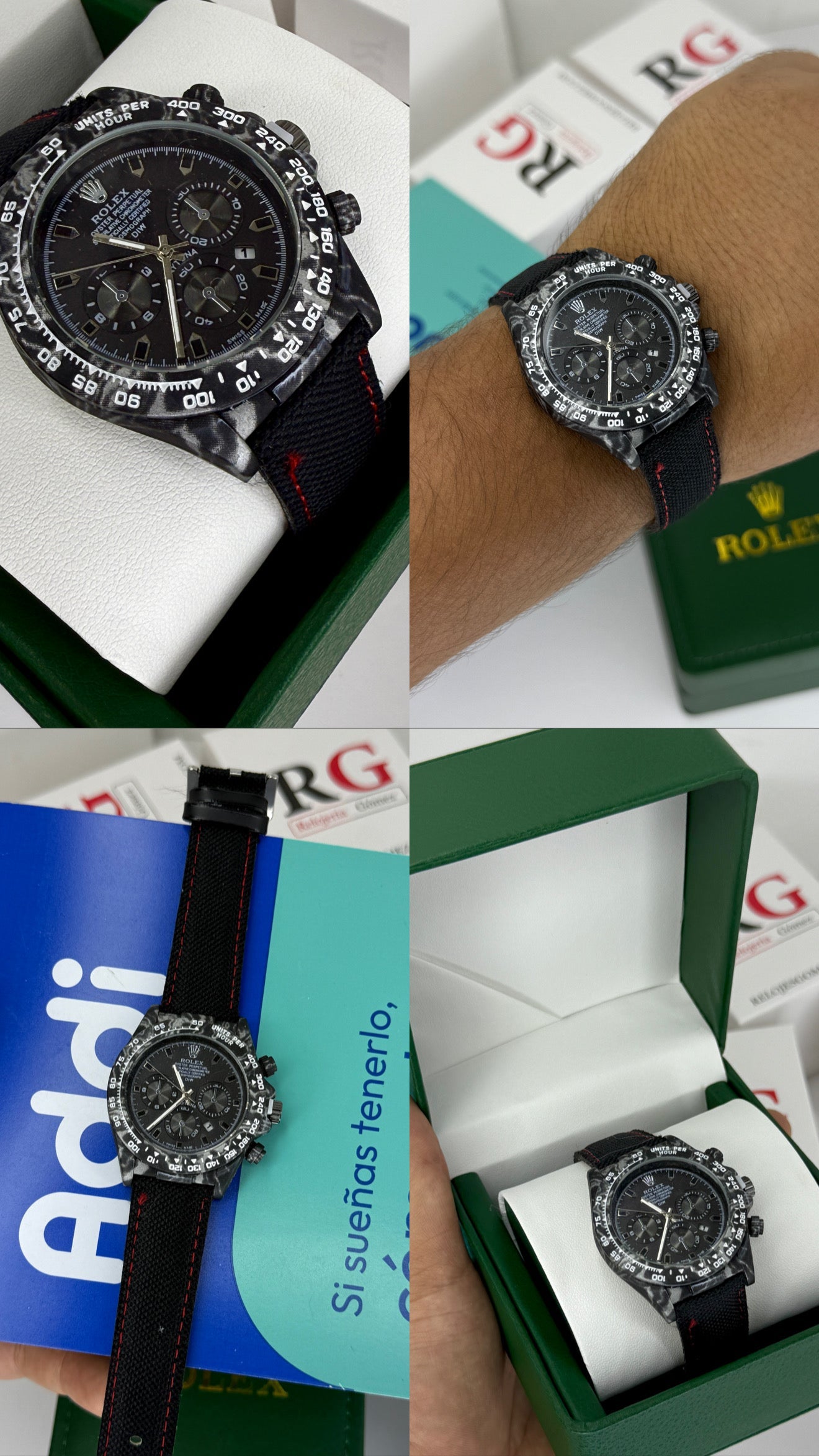 RLX DAYTONA LONA PARA HOMBRE REF-NR