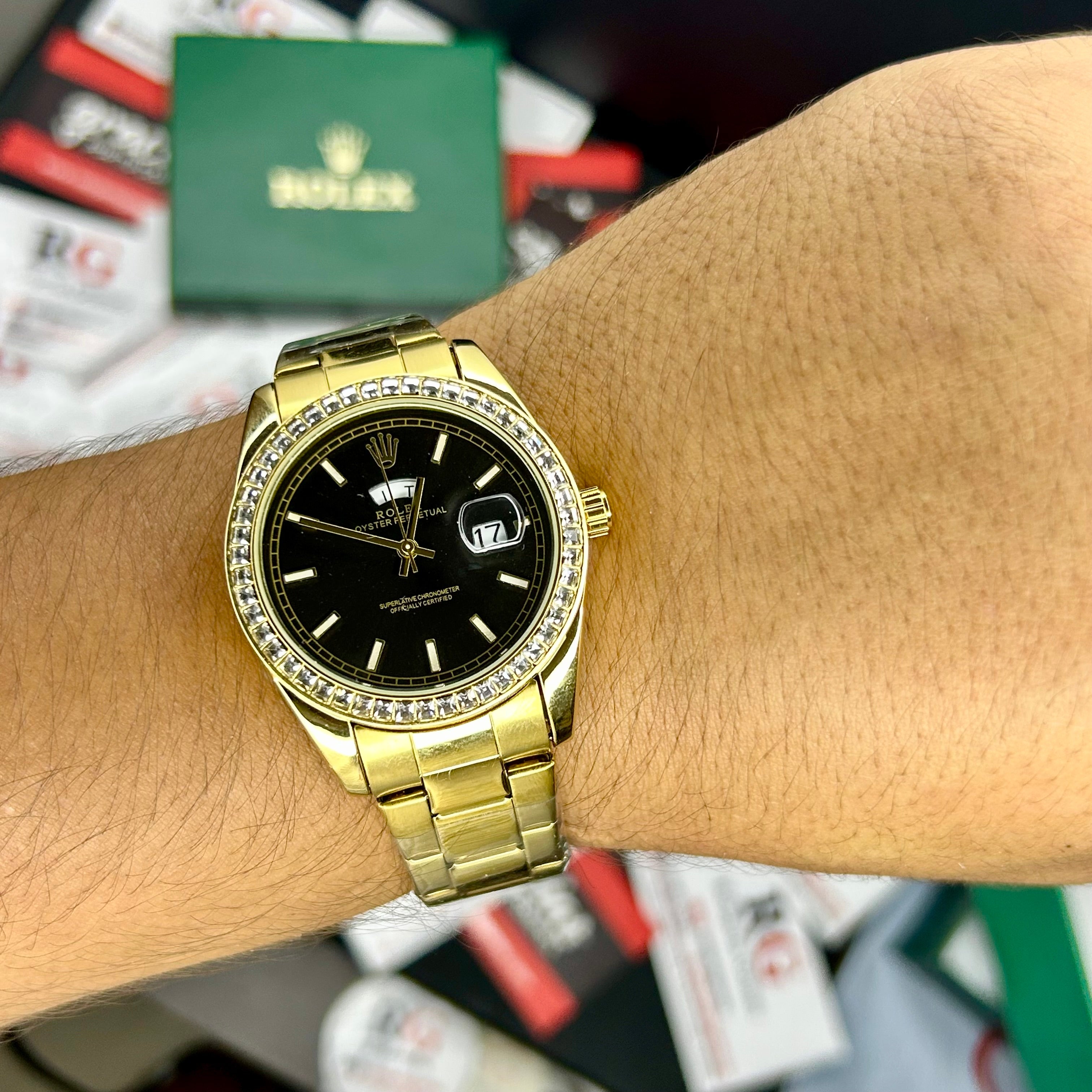 RLX PRESIDENT PERLASA  PARA HOMBRE REF-DN