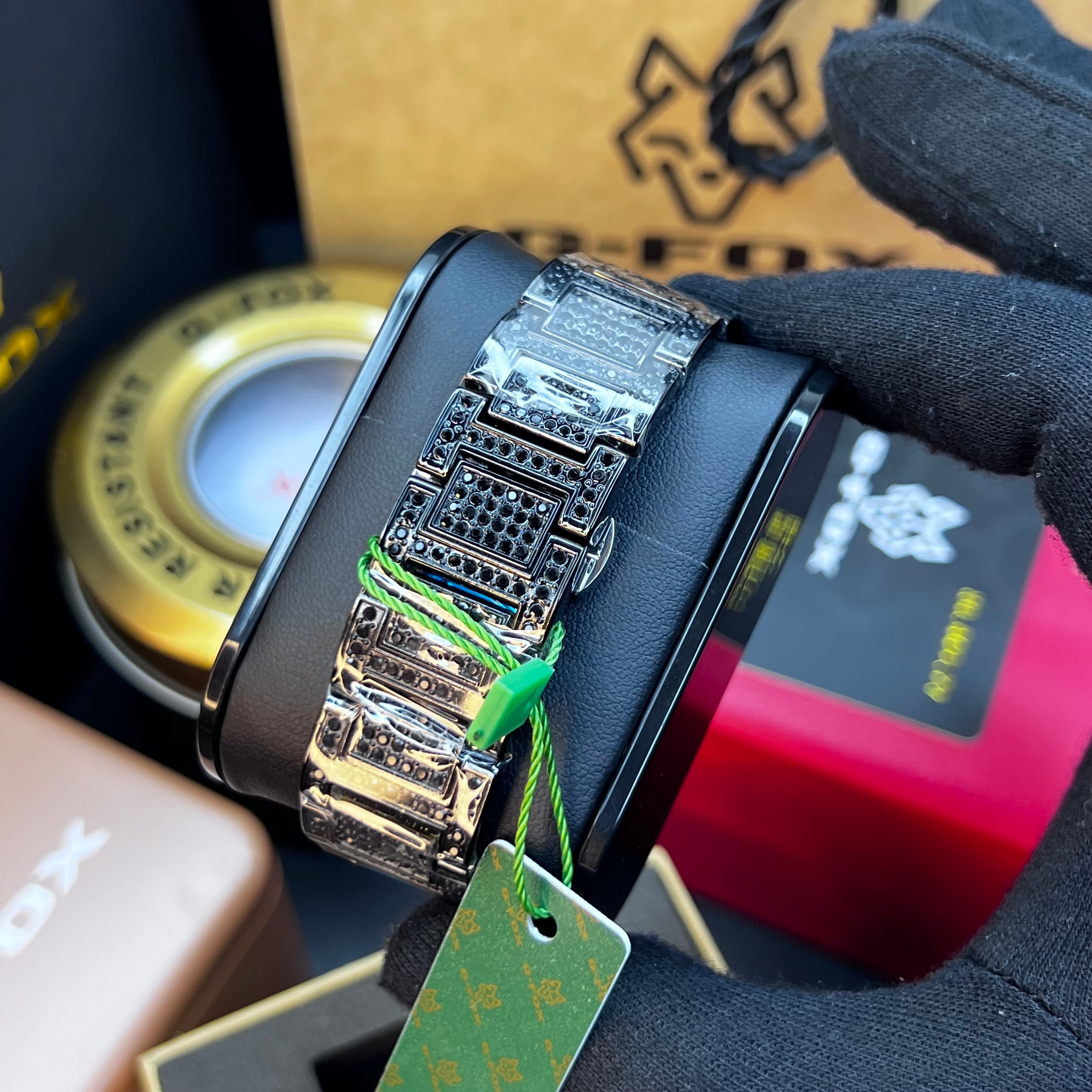 G FOX ORIGINAL x CARTIER PARA HOMBRE SUMERGIBLE  REF-TORBILLON CUBANO-1251-N