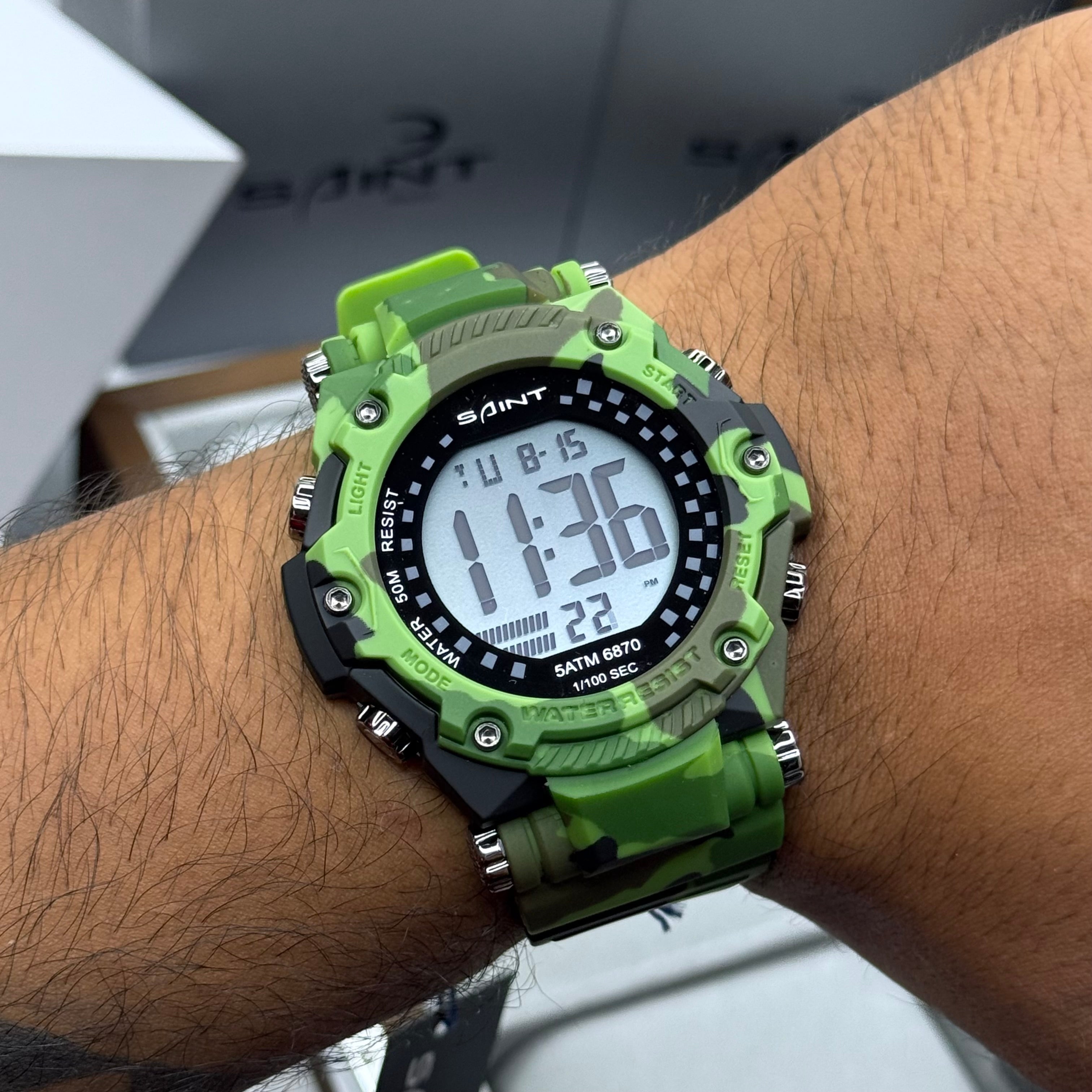 SAINT X G-SHOCK PARA SUMERGIBLE MILITAR HOMBRE REF 6870-NVC