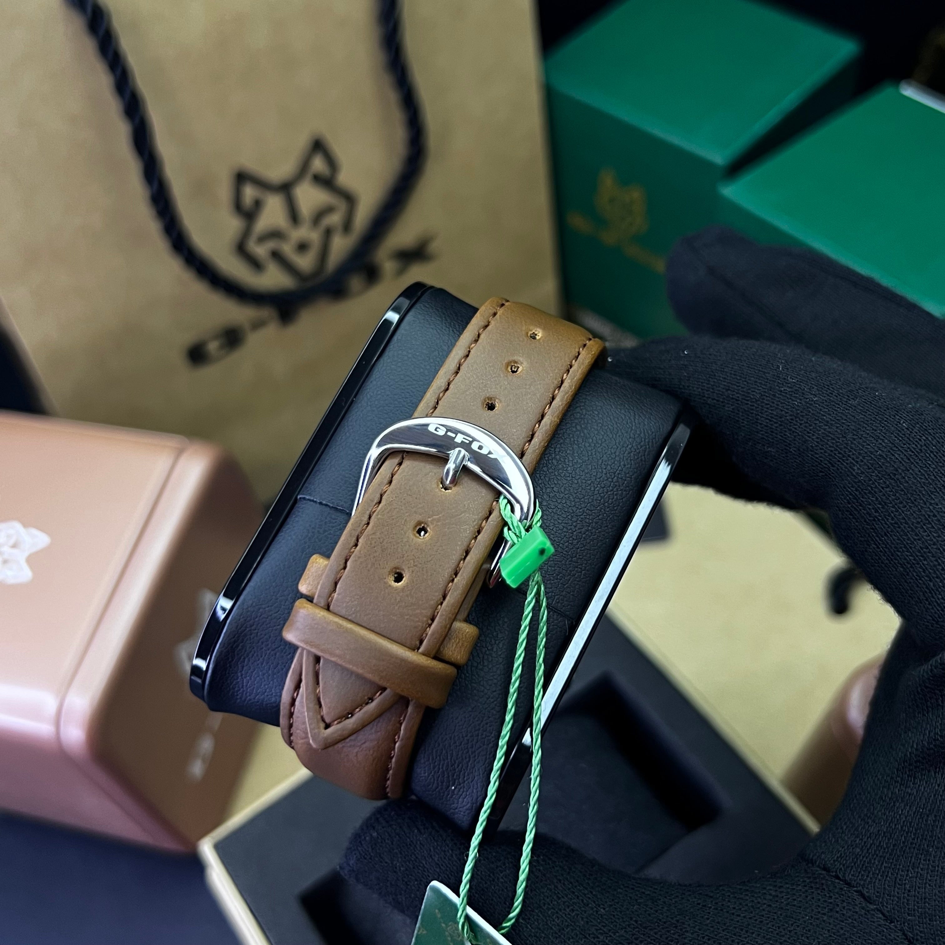 G FOX ORIGINAL x RLX SUMERGIBLE PARA HOMBRE AUTOMATICO REF-PRESIDENT 22013-CPB