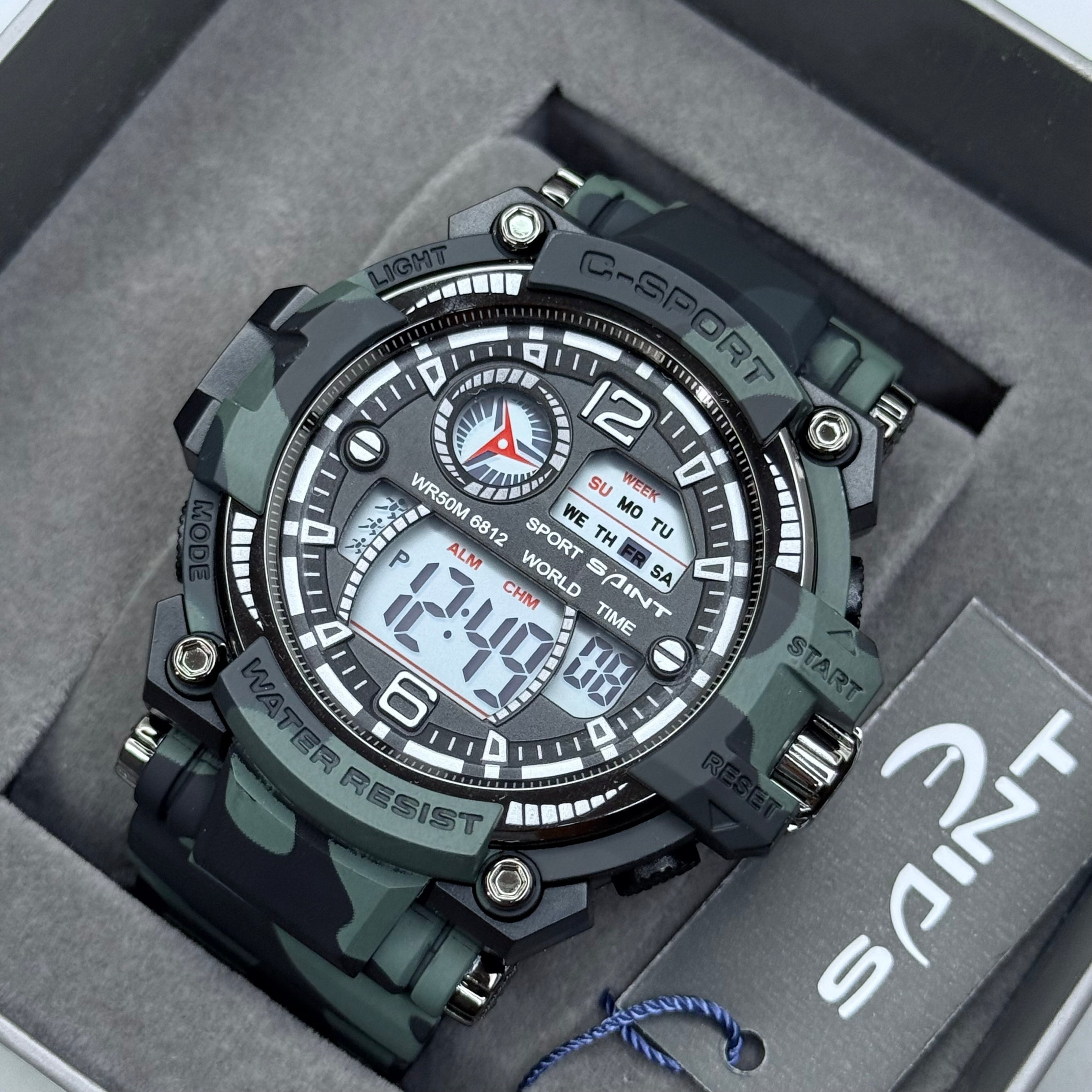 SAINT X G-SHOCK PARA SUMERGIBLE MILITAR HOMBRE REF 6812- GV