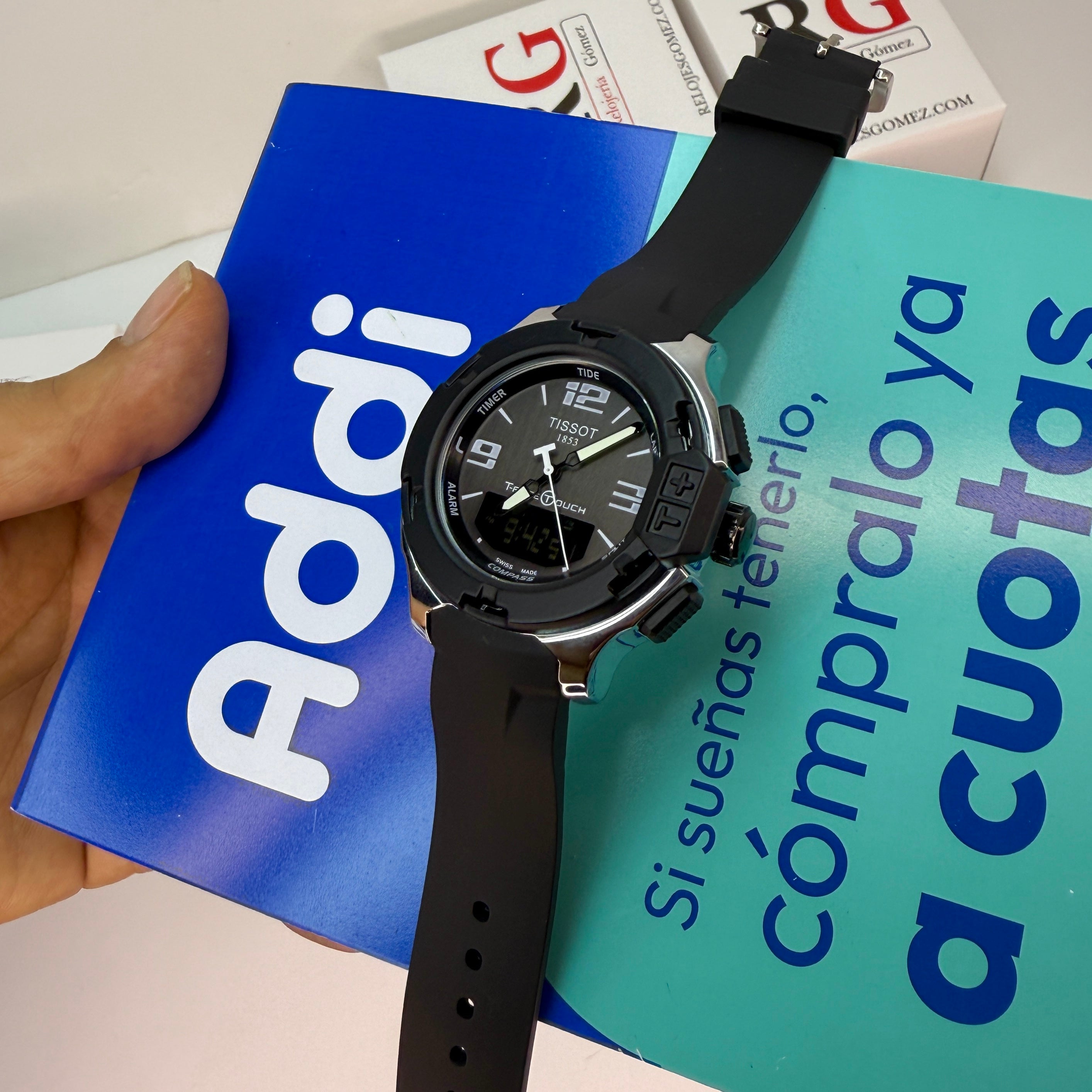 TISSOT DOBLE HORA T-RACE TOUCH  PARA HOMBRE REF-PN