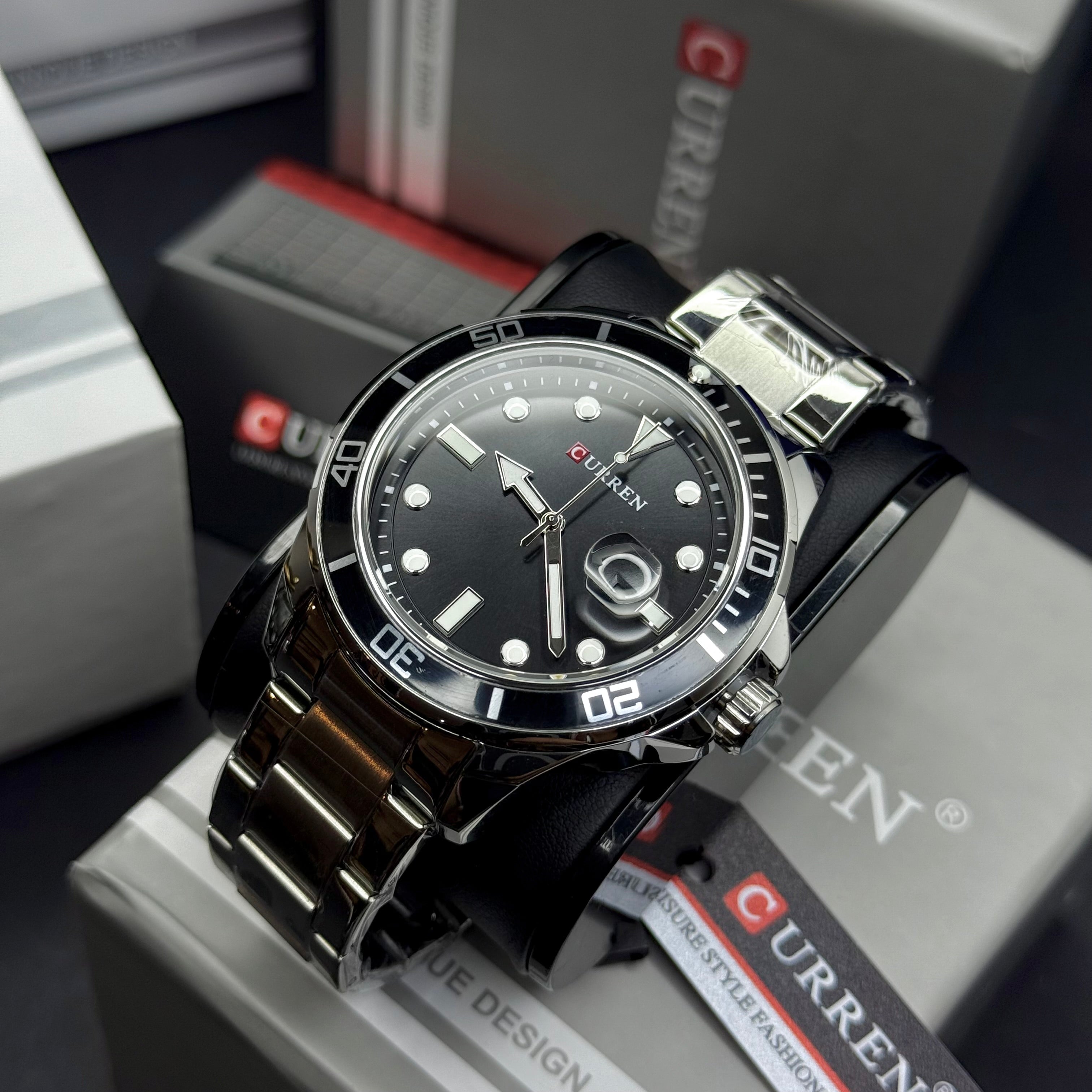 CURREN ORIGINAL X RLX SUMERGIBLE PARA HOMBRE REF SUBMARINE 8388-PN