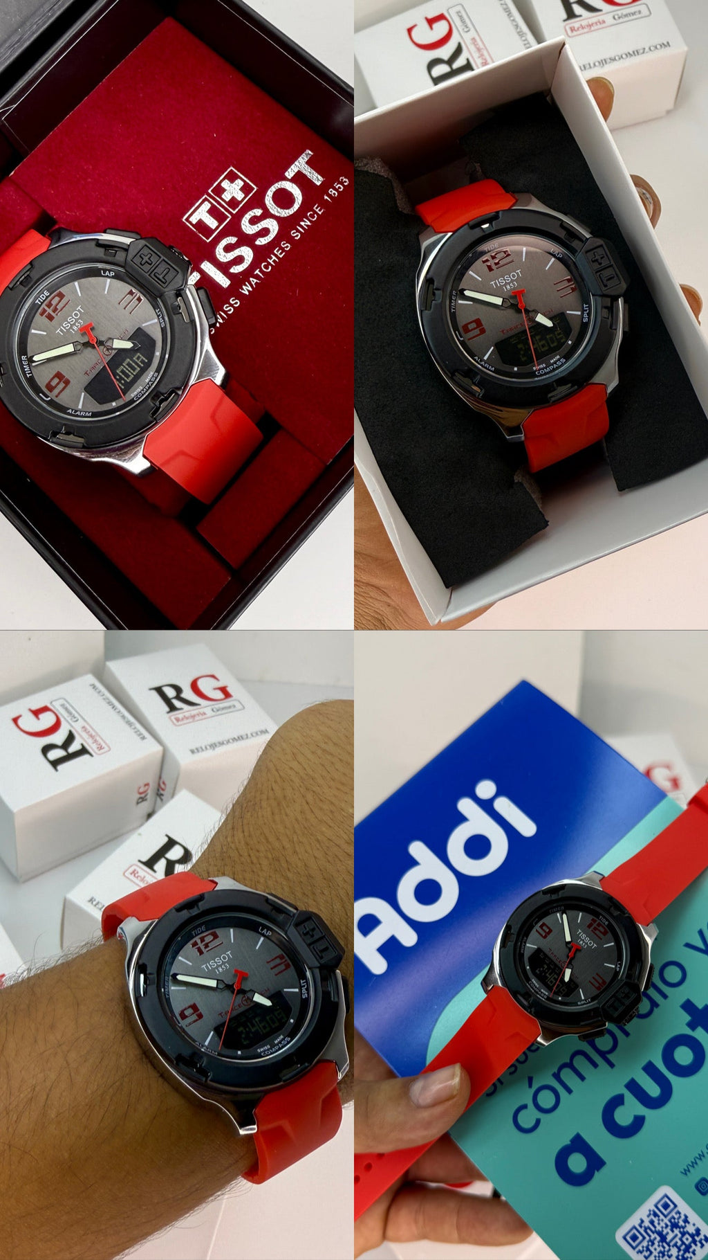 TISSOT DOBLE HORA T-RACE TOUCH  PARA HOMBRE REF-R