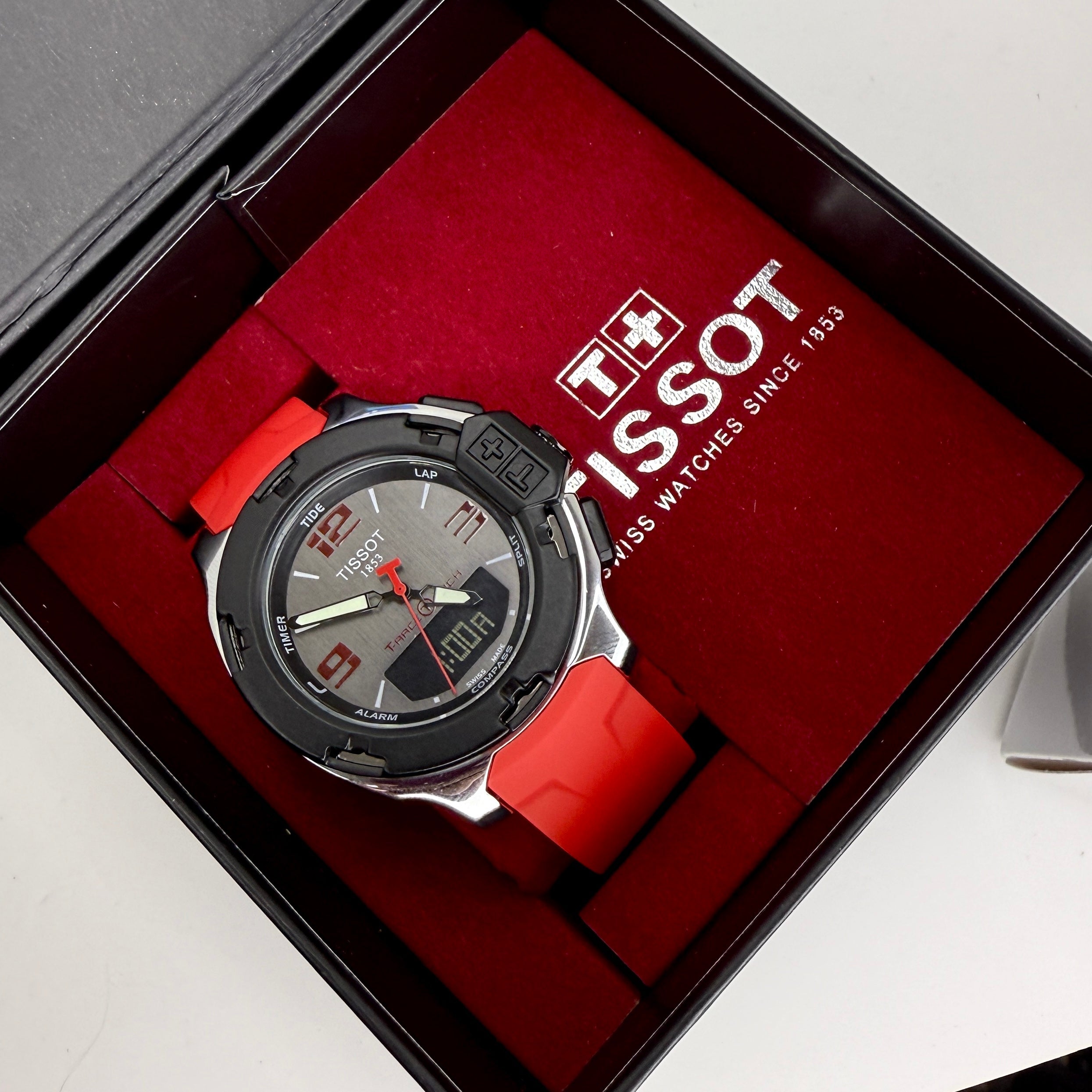 TISSOT DOBLE HORA T-RACE TOUCH  PARA HOMBRE REF-R