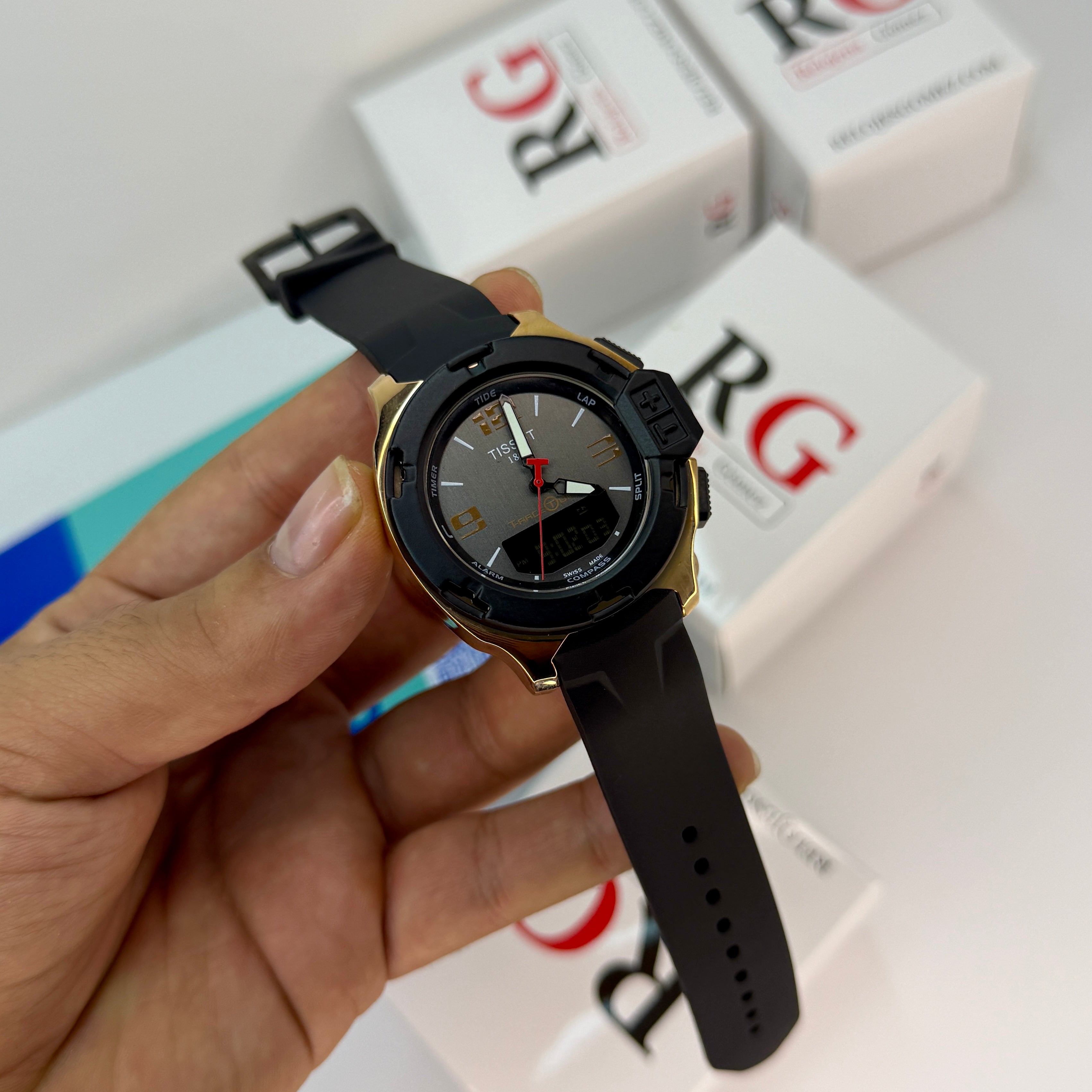 TISSOT DOBLE HORA T-RACE TOUCH  PARA HOMBRE REF-NOR