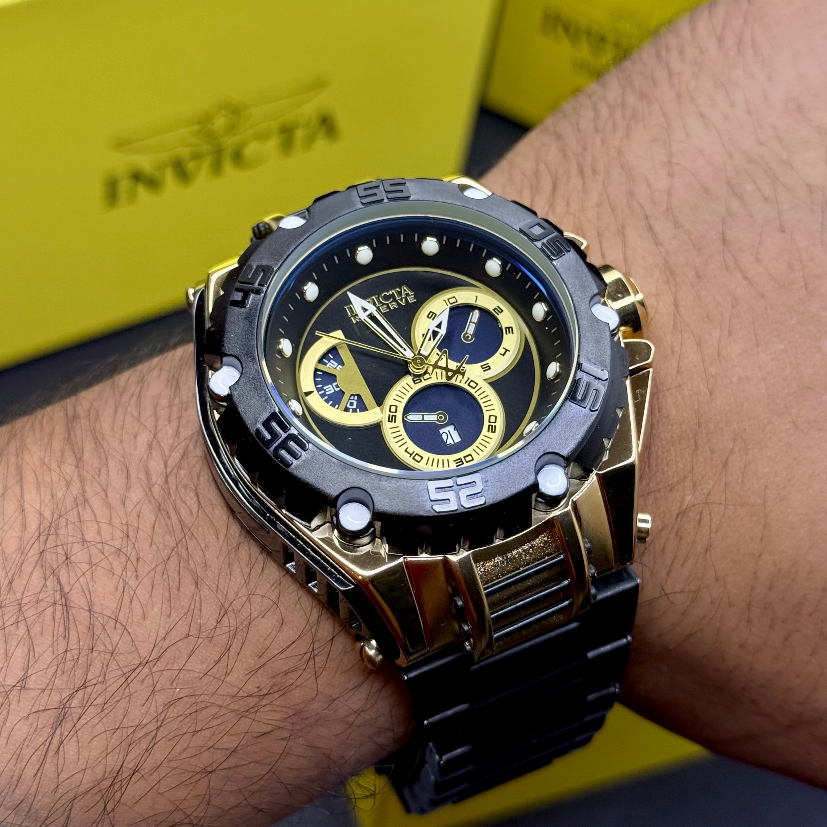 INVICTA BOLT DEUS ACERO PARA HOMBRE REF-ND