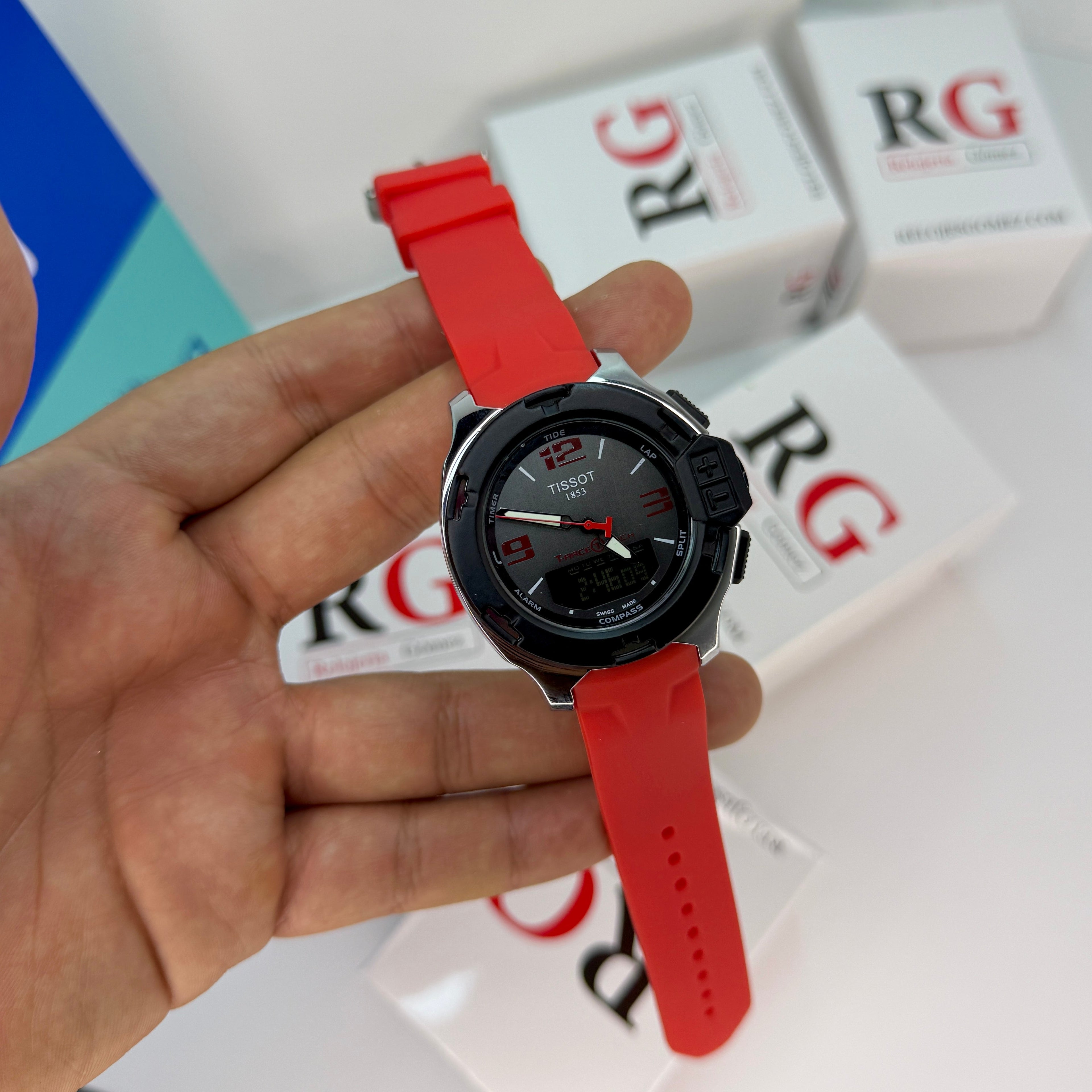 TISSOT DOBLE HORA T-RACE TOUCH  PARA HOMBRE REF-R