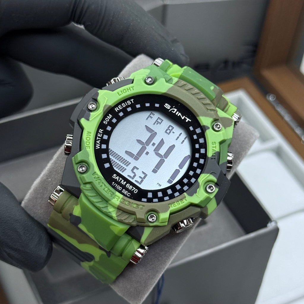 SAINT X G-SHOCK PARA SUMERGIBLE MILITAR HOMBRE REF 6870-NVC