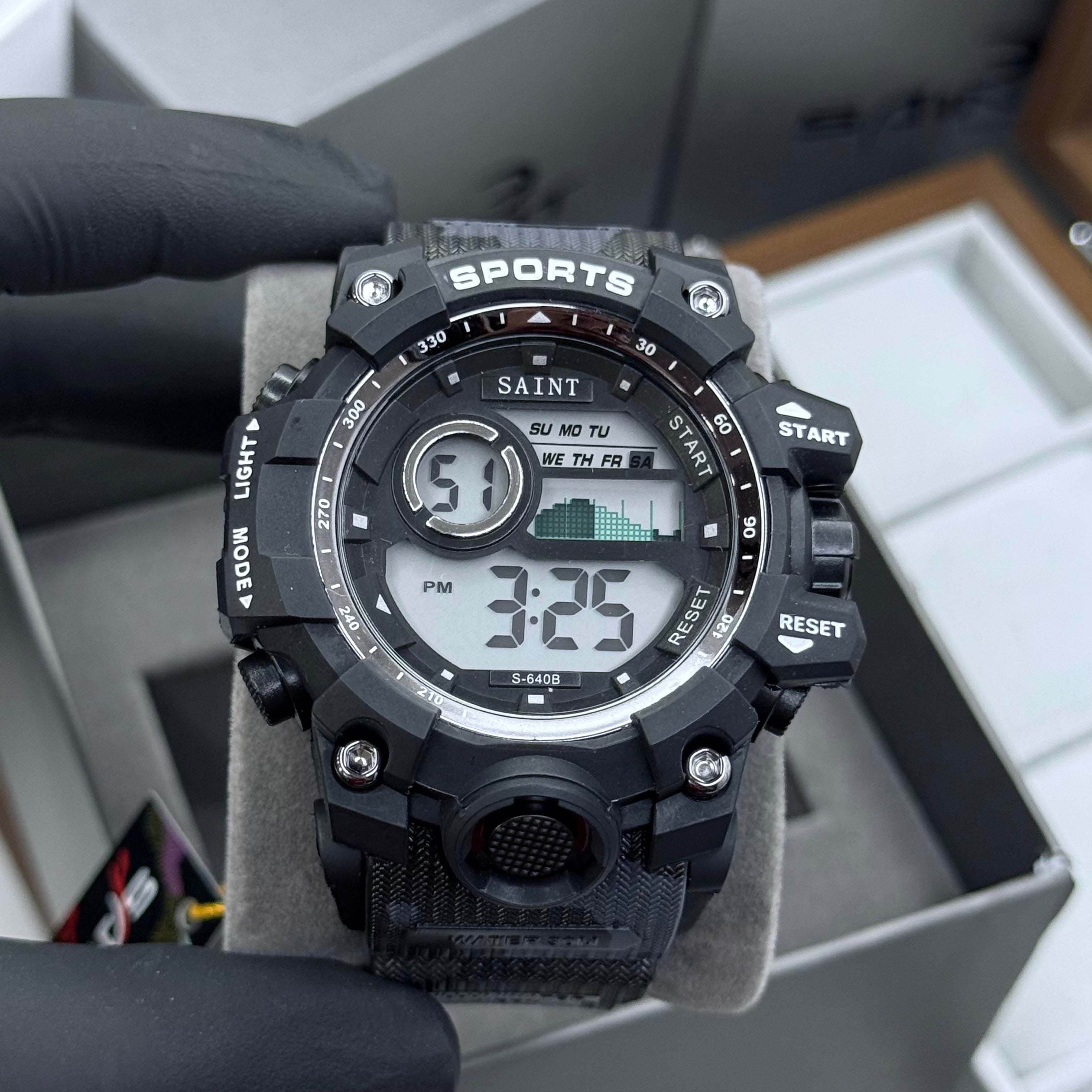 SAINT X G-SHOCK PARA SUMERGIBLE MILITAR HOMBRE REF S640B-GN