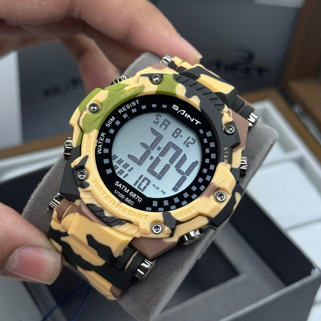 SAINT X G-SHOCK PARA SUMERGIBLE MILITAR HOMBRE REF 6870-VCN