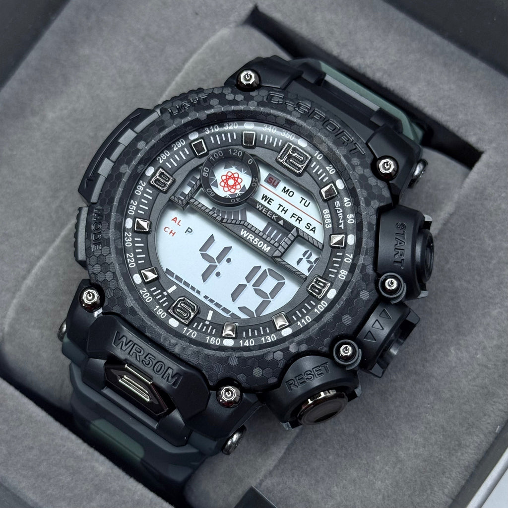 SAINT X G-SHOCK PARA SUMERGIBLE MILITAR HOMBRE REF 6836-VGN