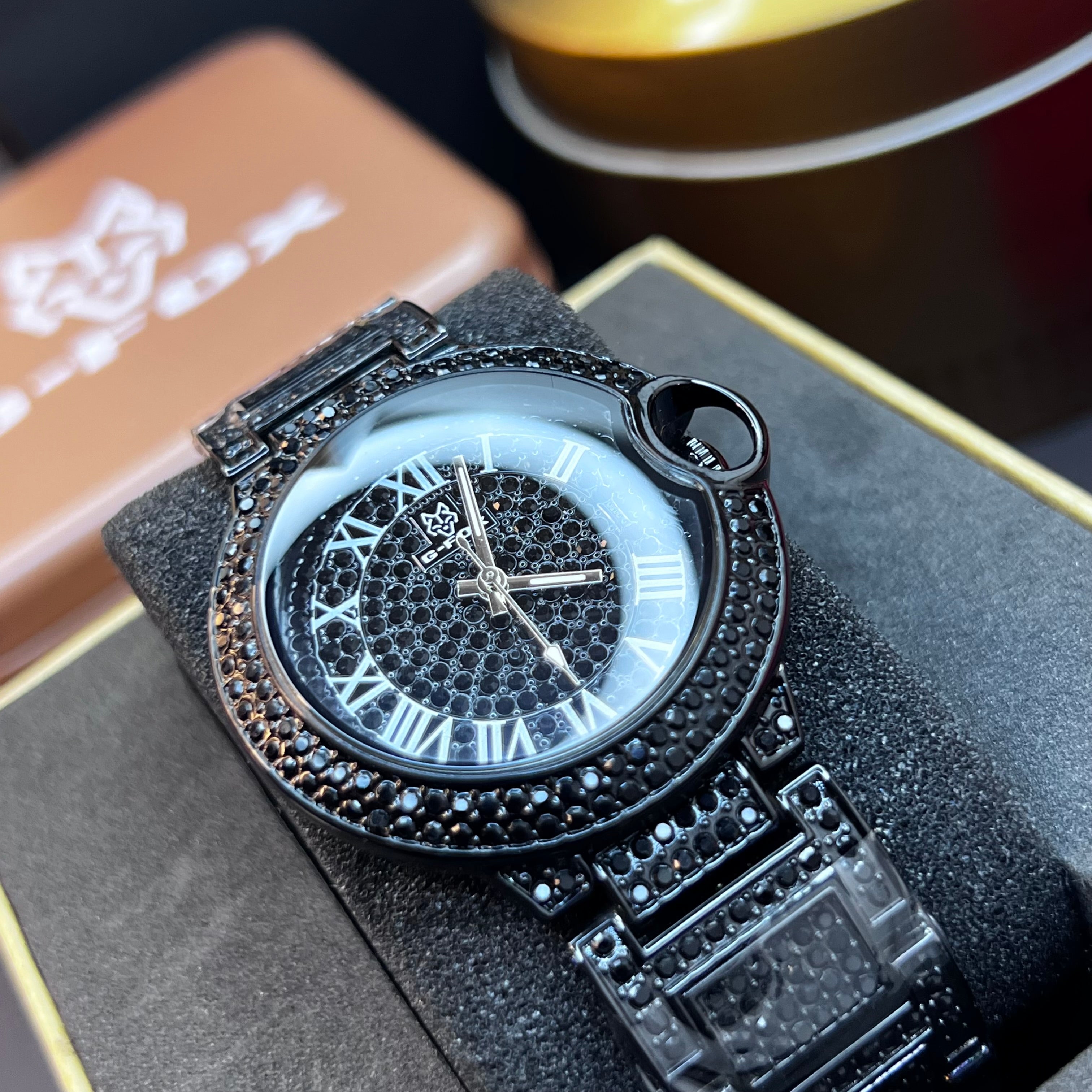 G FOX ORIGINAL x CARTIER PARA HOMBRE SUMERGIBLE  REF-TORBILLON CUBANO-1251-N