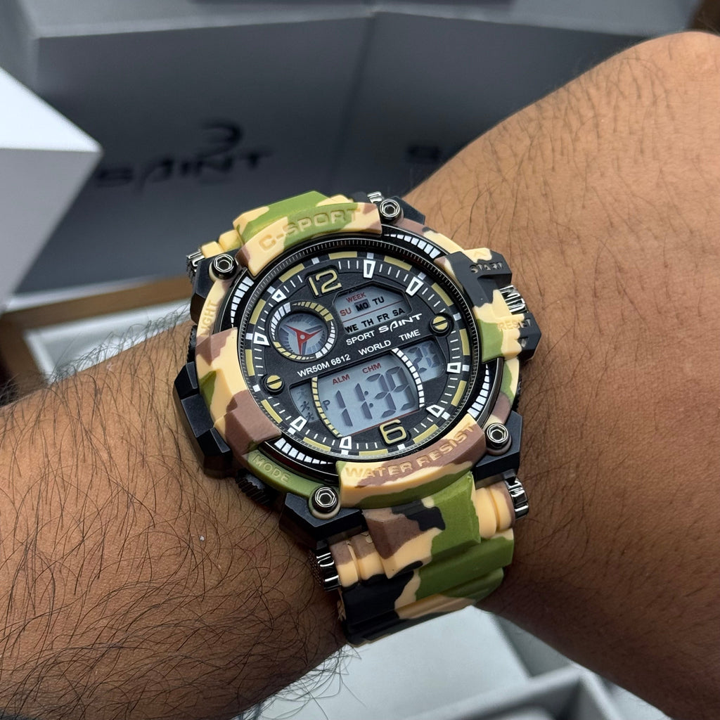 SAINT X G-SHOCK PARA SUMERGIBLE MILITAR HOMBRE REF 6812-CNV