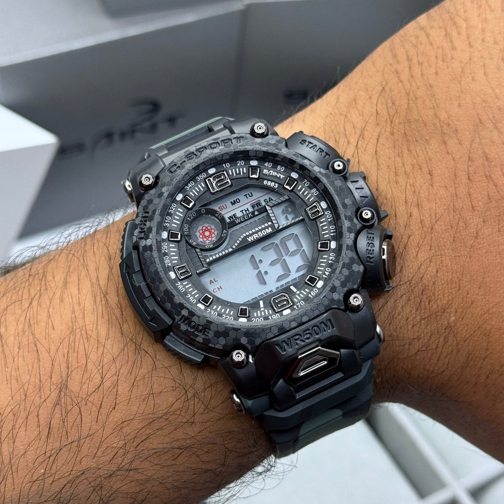 SAINT X G-SHOCK PARA SUMERGIBLE MILITAR HOMBRE REF 6836-VGN