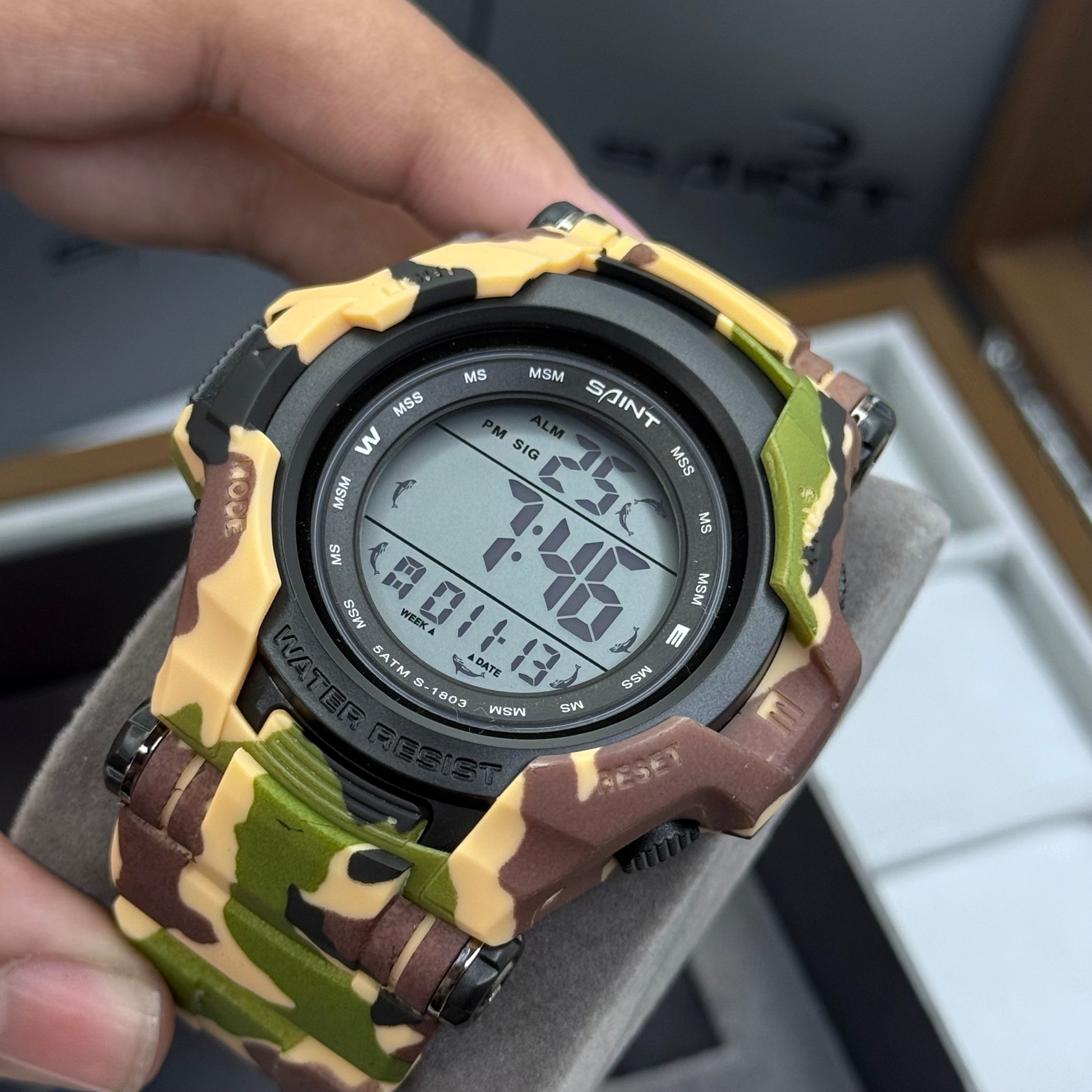 SAINT X G-SHOCK PARA SUMERGIBLE MILITAR HOMBRE REF S-1803-NCV