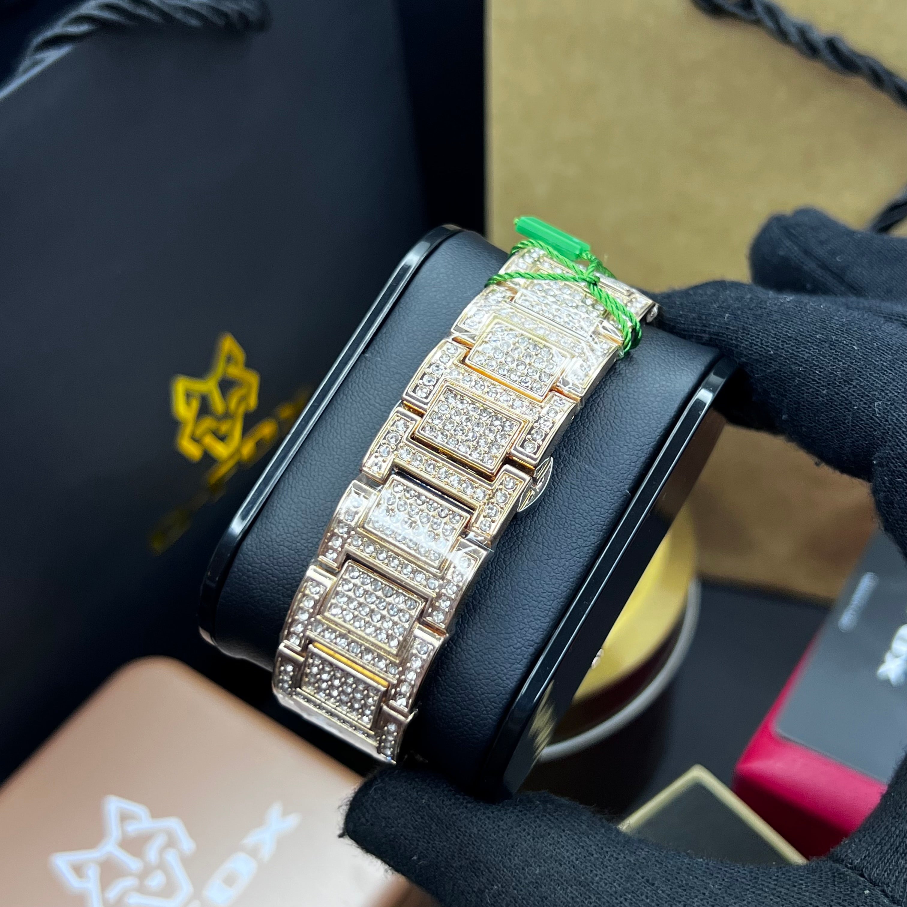 G FOX ORIGINAL x CARTIER PARA DAMA SUMERGIBLE  REF-TORBILLON CUBANO-1251-OR