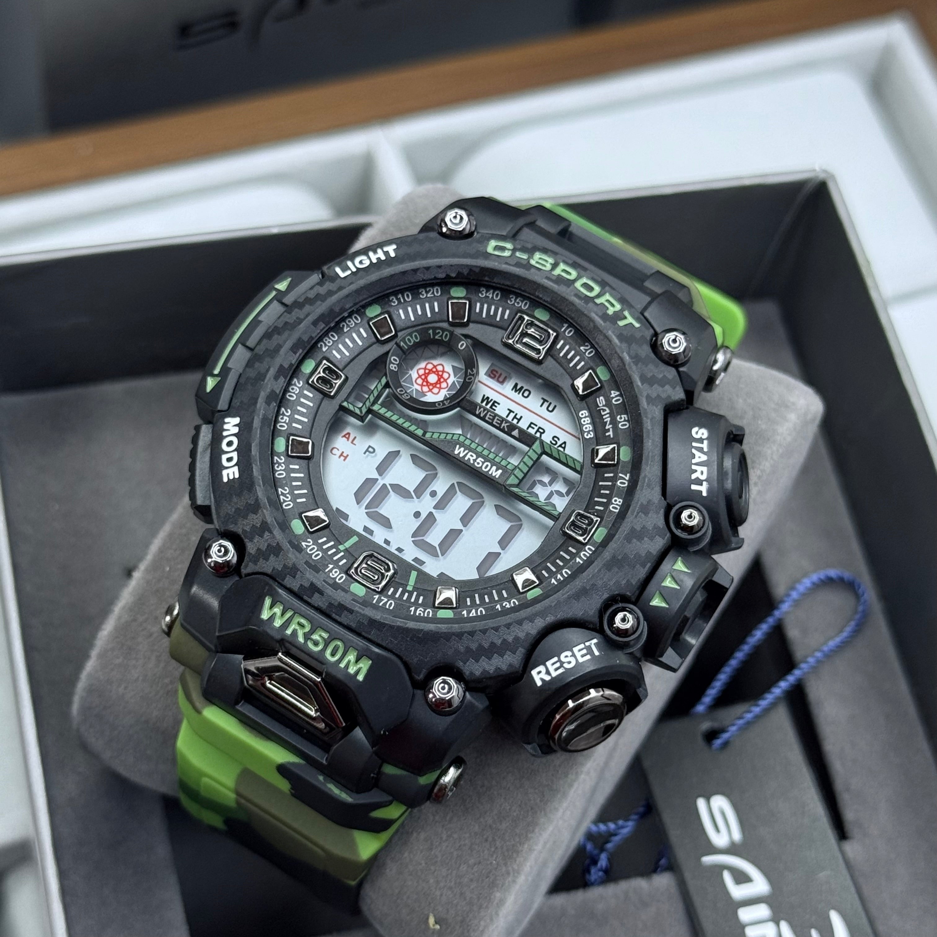SAINT X G-SHOCK PARA SUMERGIBLE MILITAR HOMBRE REF 6863-VN