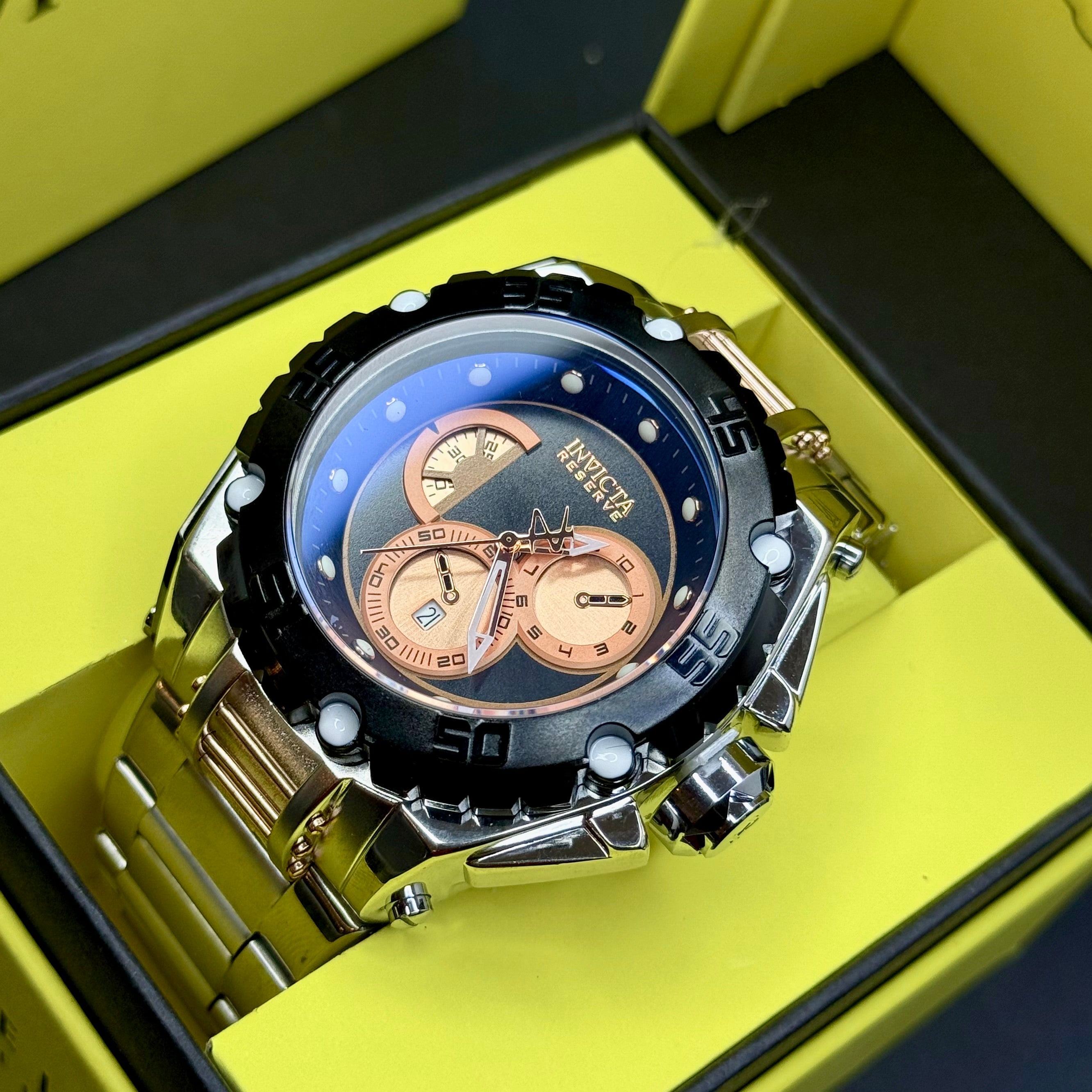 INVICTA BOLT DEUS ACERO PARA HOMBRE REF-POR