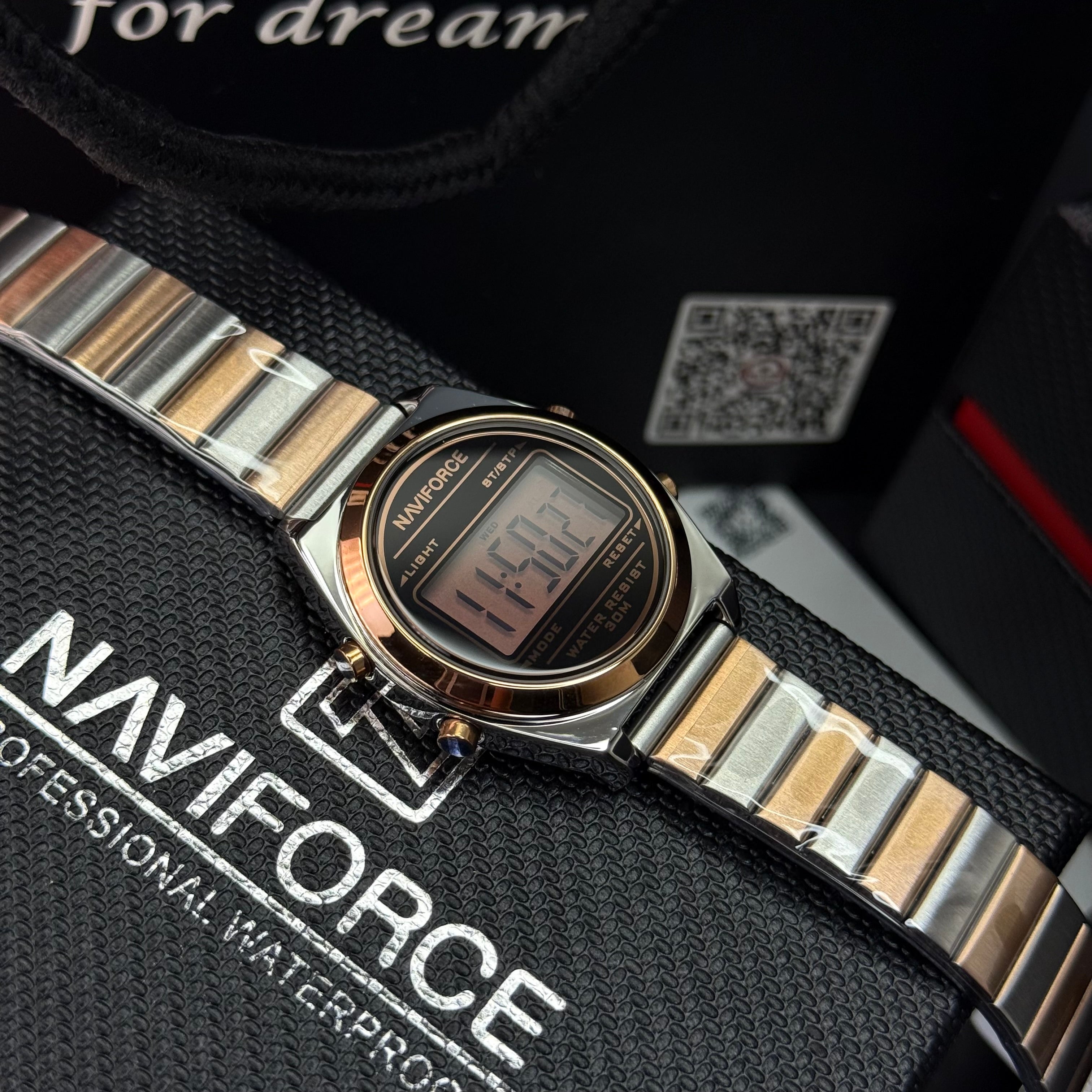 NAVIFORCE X CASIO ORIGINAL PARA DAMA REF NF5066-BOR