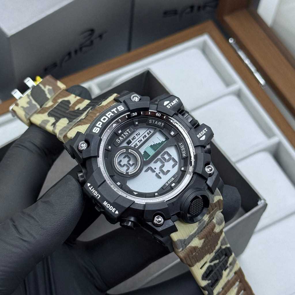 SAINT X G-SHOCK PARA SUMERGIBLE MILITAR HOMBRE REF S640B-CGN