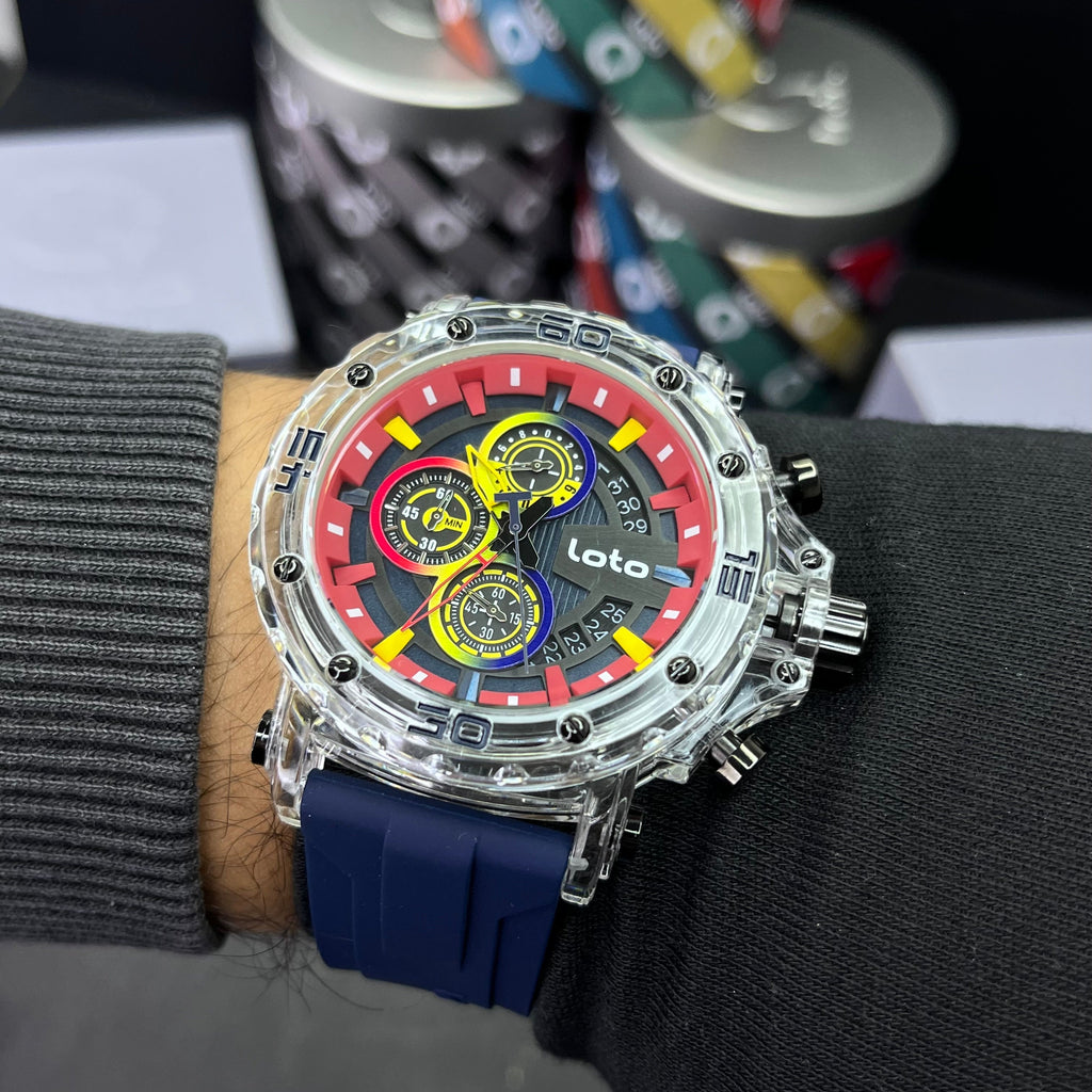 LOTO ORIGINAL TRANSPARENTE CRONOGRAFO REF-LT2433-A